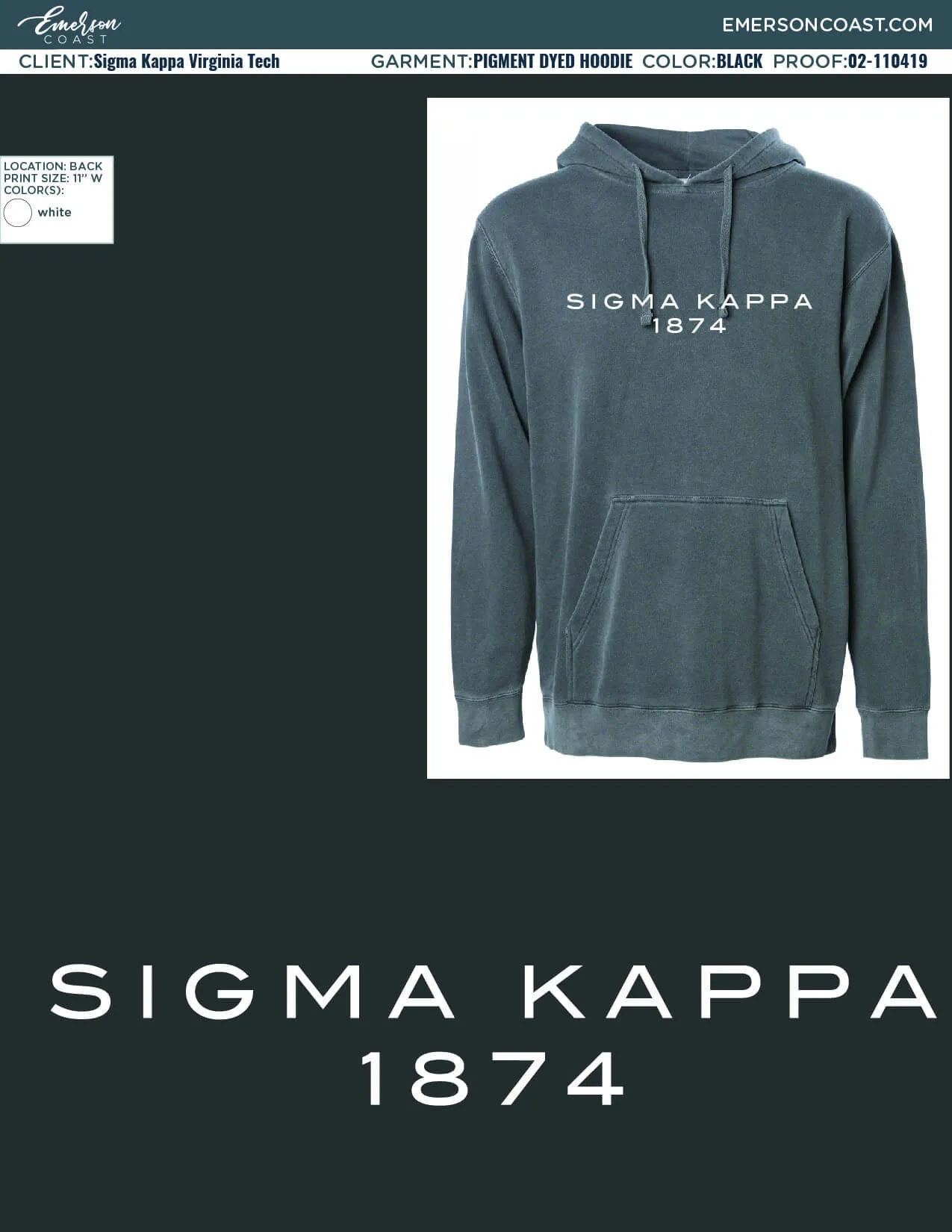 02-110419 Sigma Kappa Virginia Tech Hoodies 2019 -01