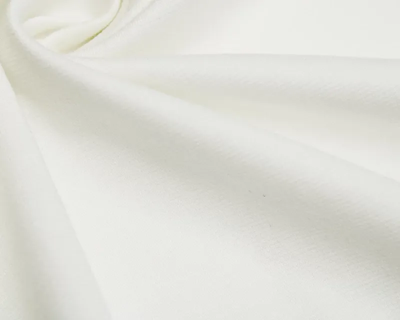 1.35M CREAM REMNANT PONTE ROMA JERSEY FABRIC