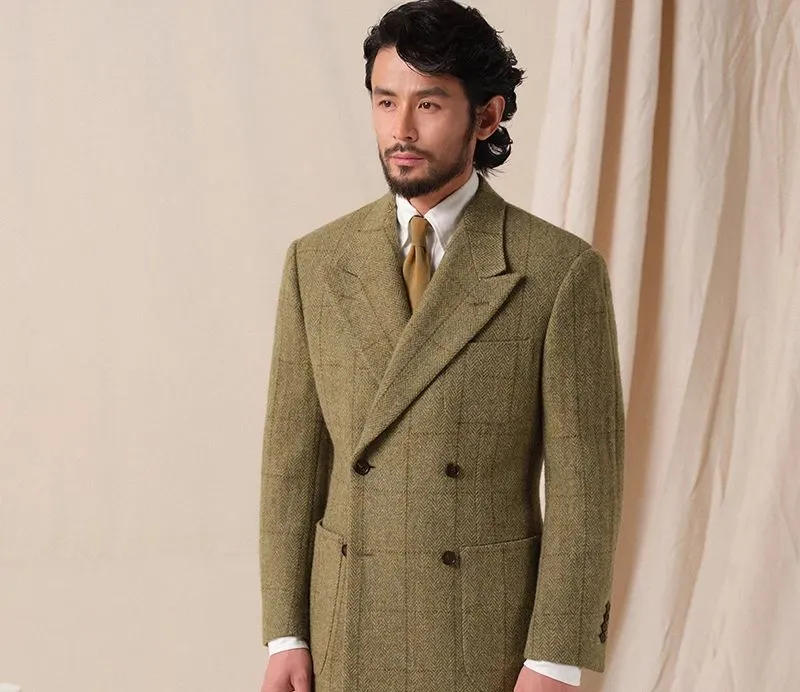 1930s Retro Double-Breasted Suit