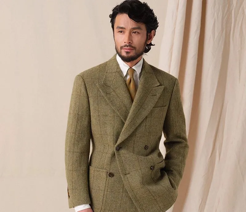 1930s Retro Double-Breasted Suit