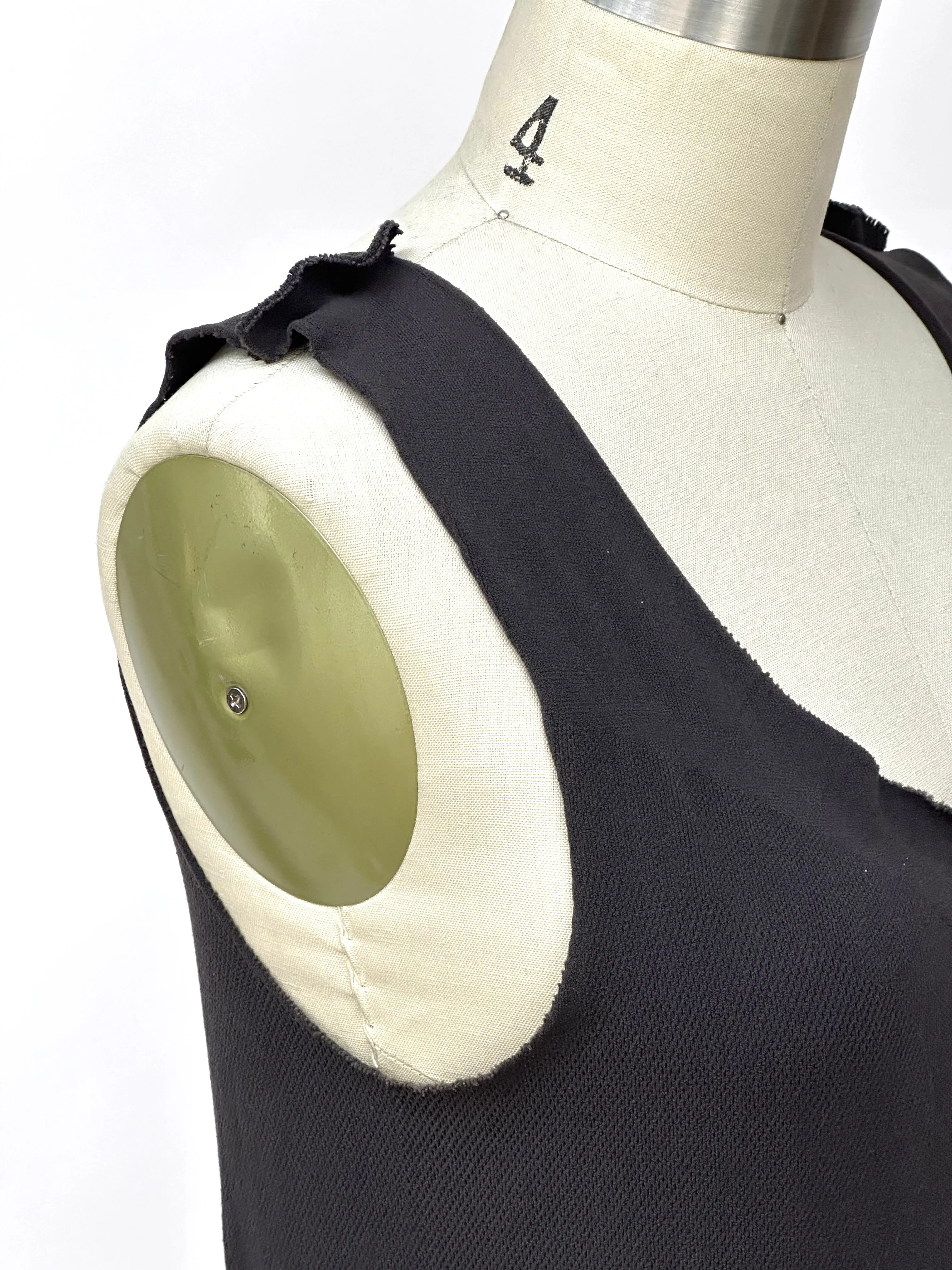 1990s Issey Miyake Mesh Panel Dress