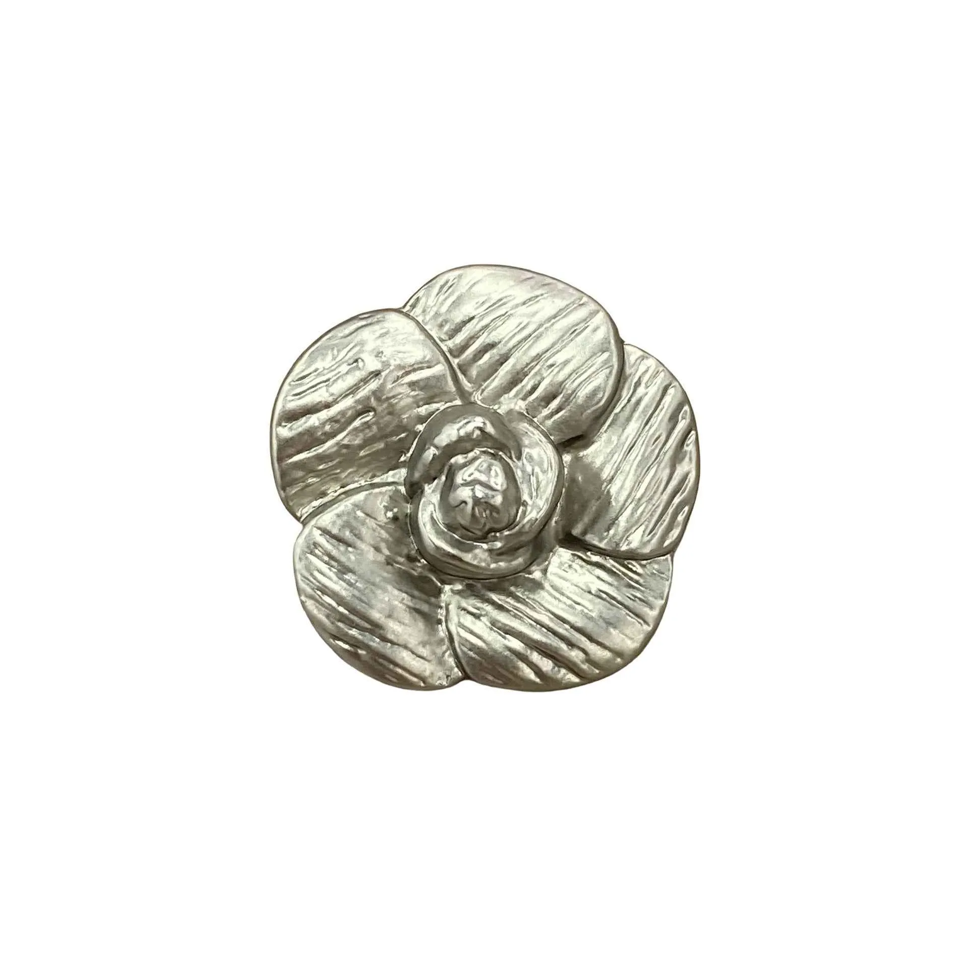 20/23mm 3D Five-Petal Flower Metal Shank Buttons 20pcs