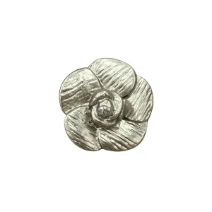 20/23mm 3D Five-Petal Flower Metal Shank Buttons 20pcs