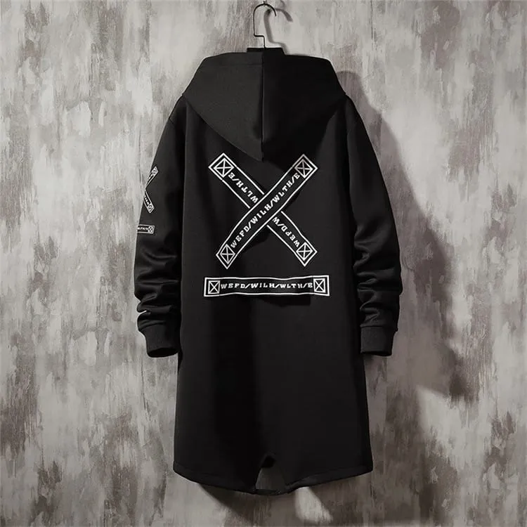 30 Pieces) Men Leisure Plus Size Winter Long Sleeve Zipper Hooded Topcoat