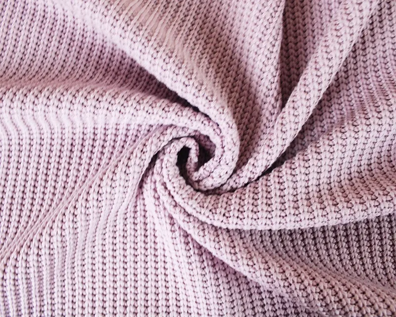 30CM CANDY FLOSS  REMNANT CHUNKY CABLE JUMPER KNIT FABRIC SALE