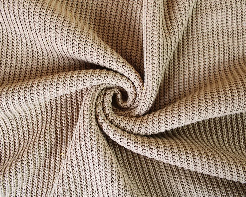 30CM CANDY FLOSS  REMNANT CHUNKY CABLE JUMPER KNIT FABRIC SALE