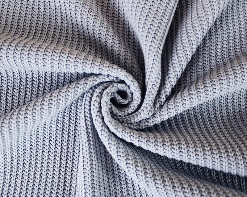 30CM CANDY FLOSS  REMNANT CHUNKY CABLE JUMPER KNIT FABRIC SALE
