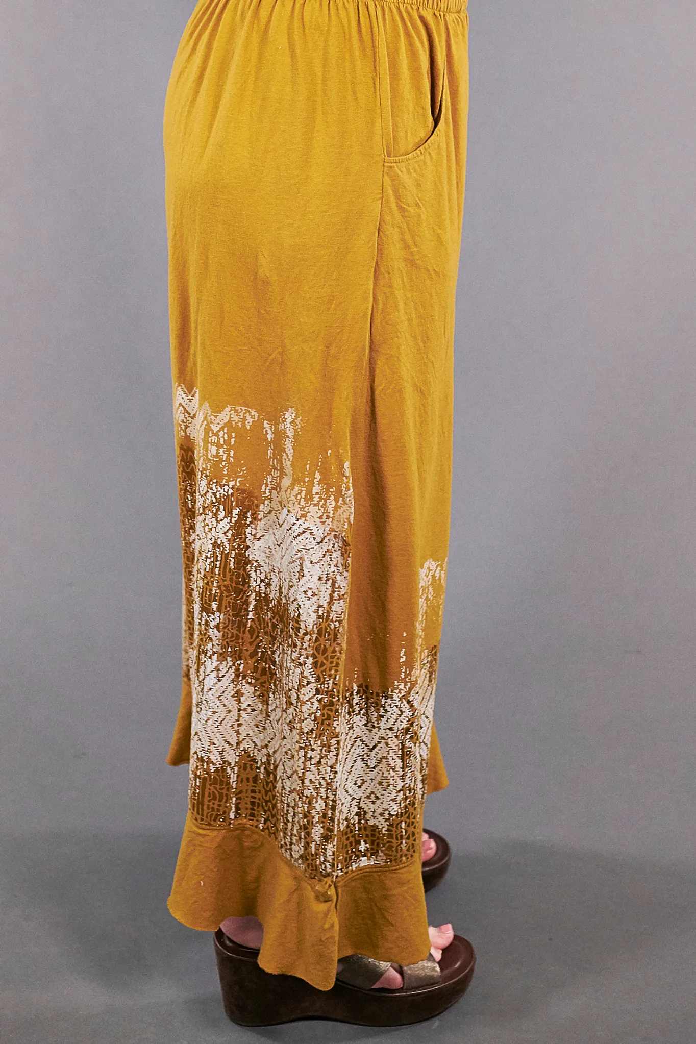 3300 Flounce Pant- Vintage Brass-P