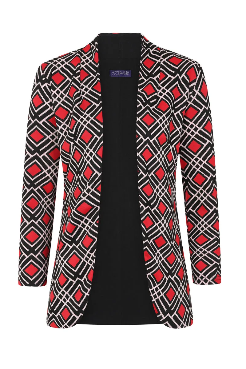3/4 Sleeve Stretch Blazer