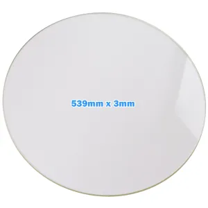 539mm Diameter Boro Glass Build Plate