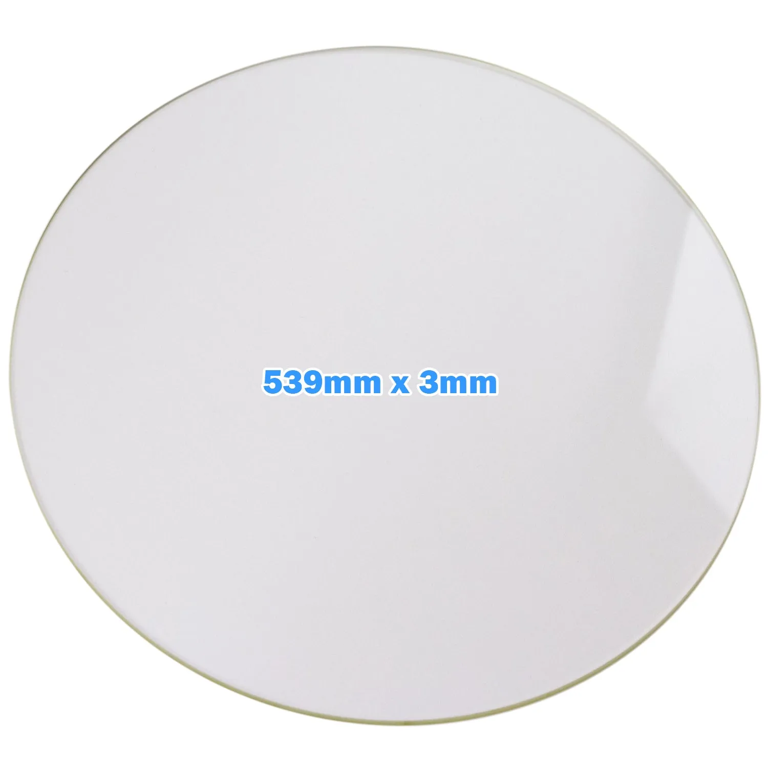 539mm Diameter Boro Glass Build Plate