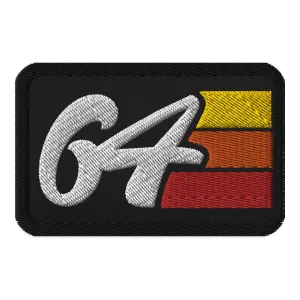 64 - 1964 Retro Groovy Birthday Year Embroidered patches