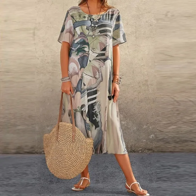 Abigail - Comfy Printed Dress