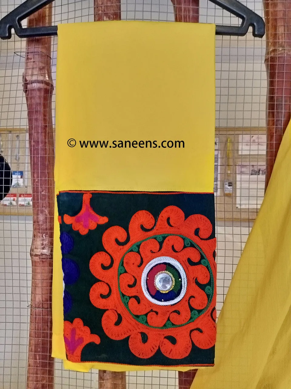 Afghan Girls Dress In Yellow Color