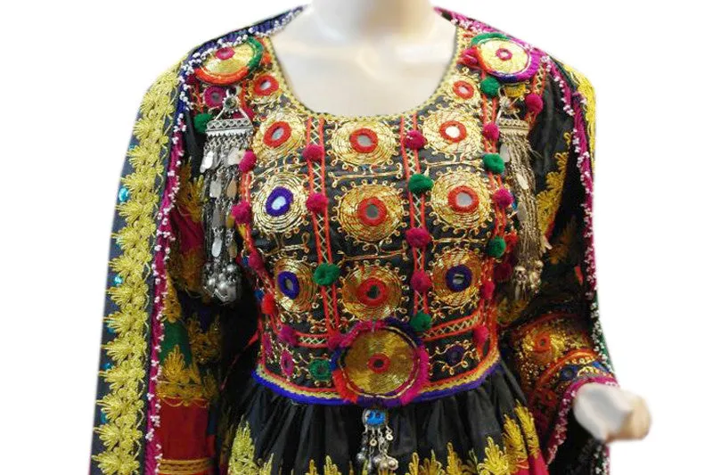 Afghan Persian Bridal Multicolor Dress