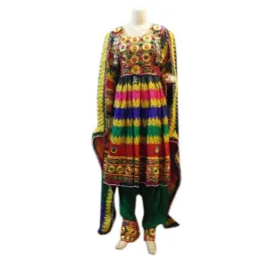 Afghan Persian Bridal Multicolor Dress