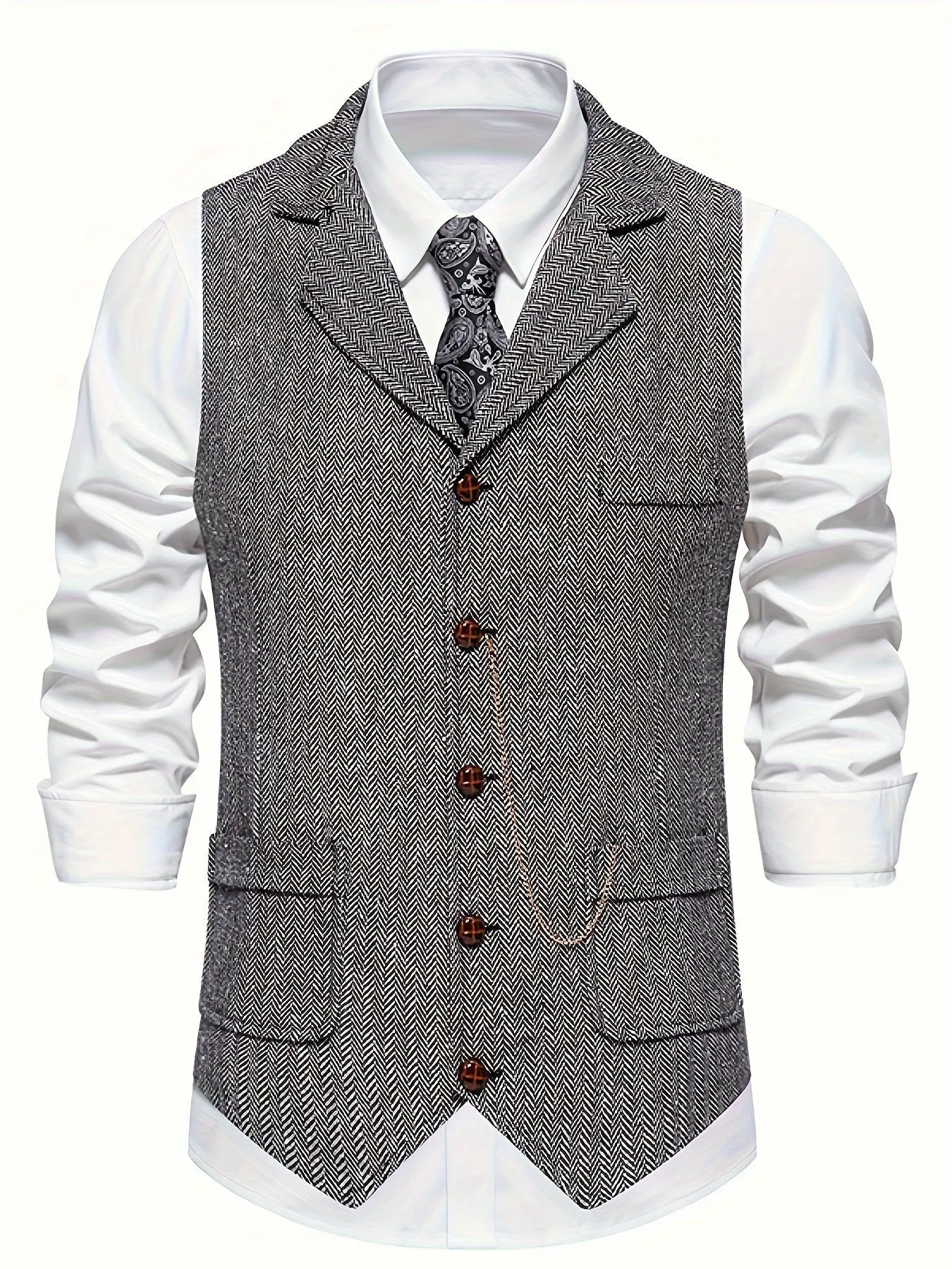Alistair - Men's No-Sleeve Blazer