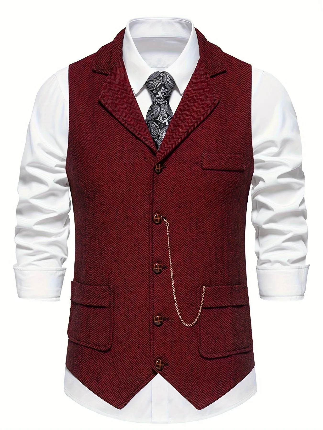 Alistair - Men's No-Sleeve Blazer