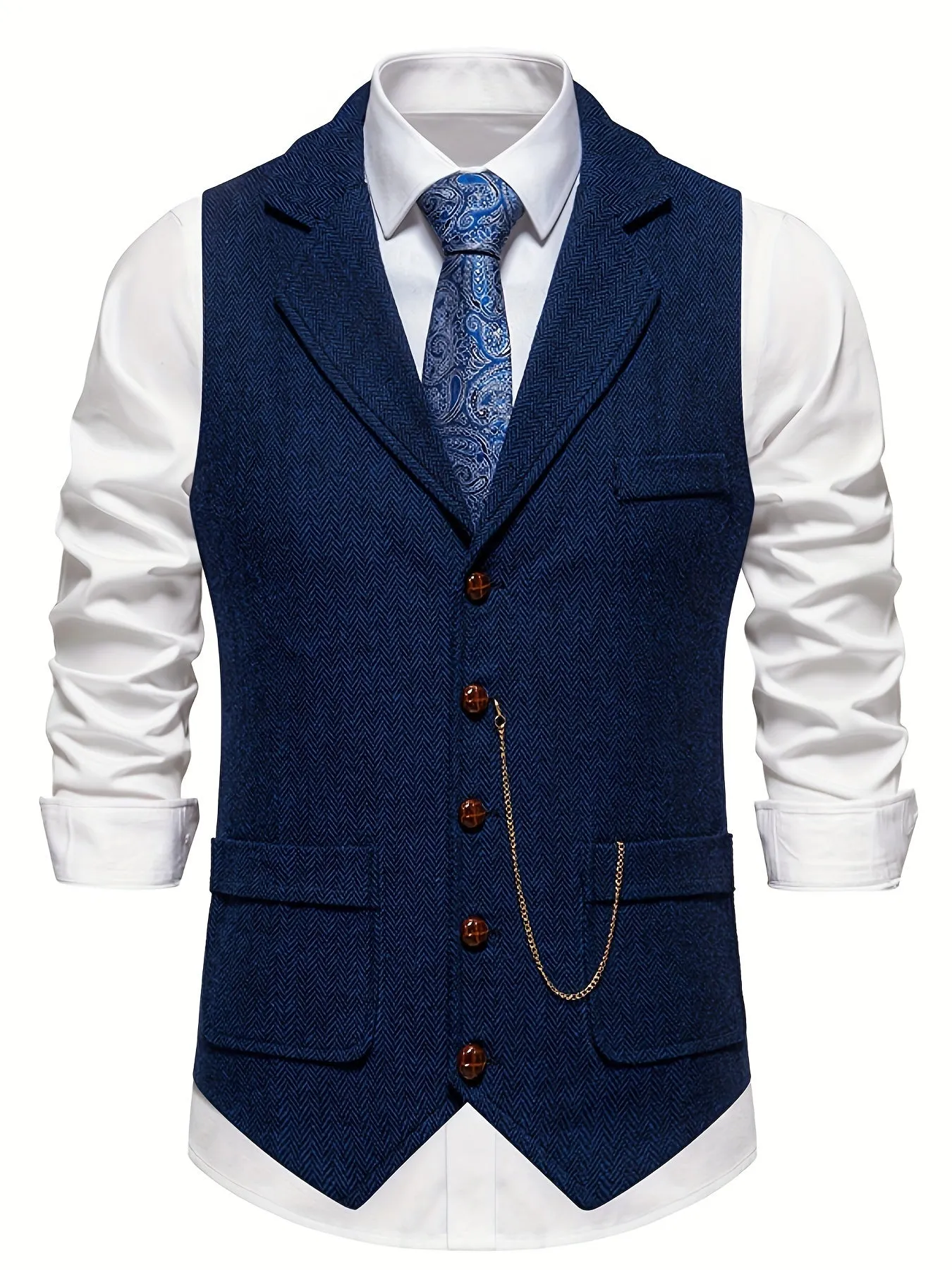 Alistair - Men's No-Sleeve Blazer