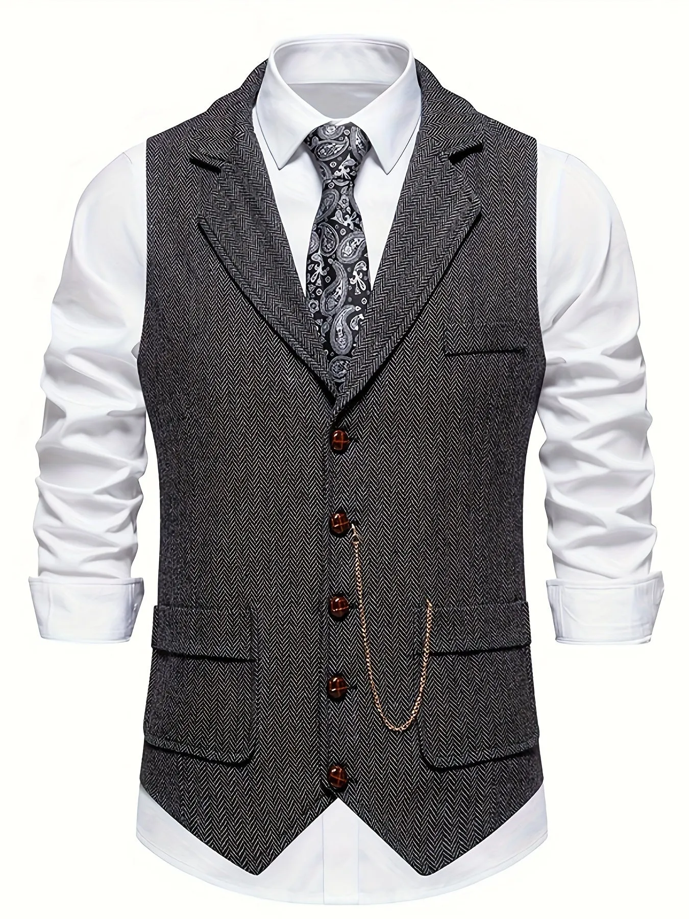 Alistair - Men's No-Sleeve Blazer