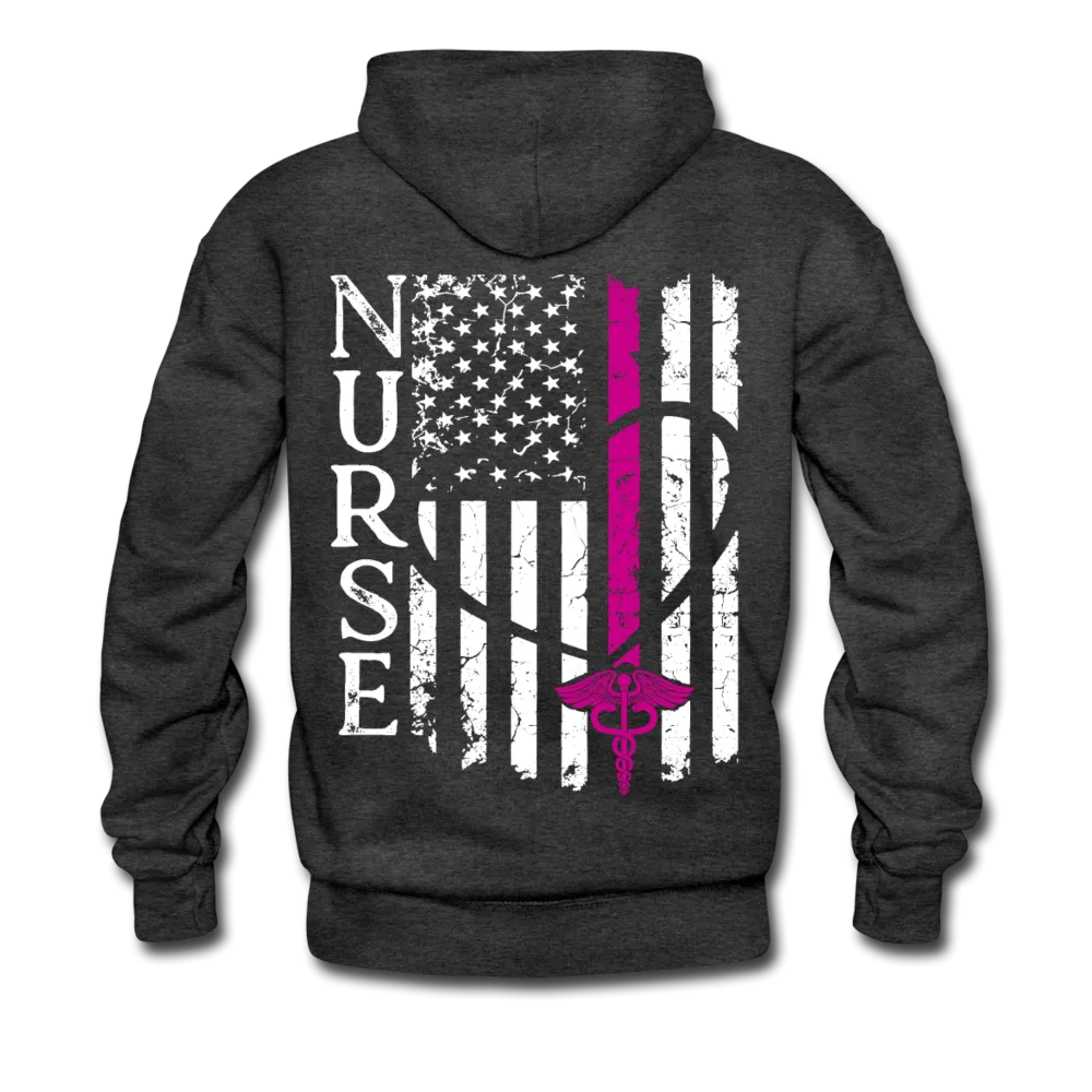 Amy RN Nurse Flag Men's Hoodie