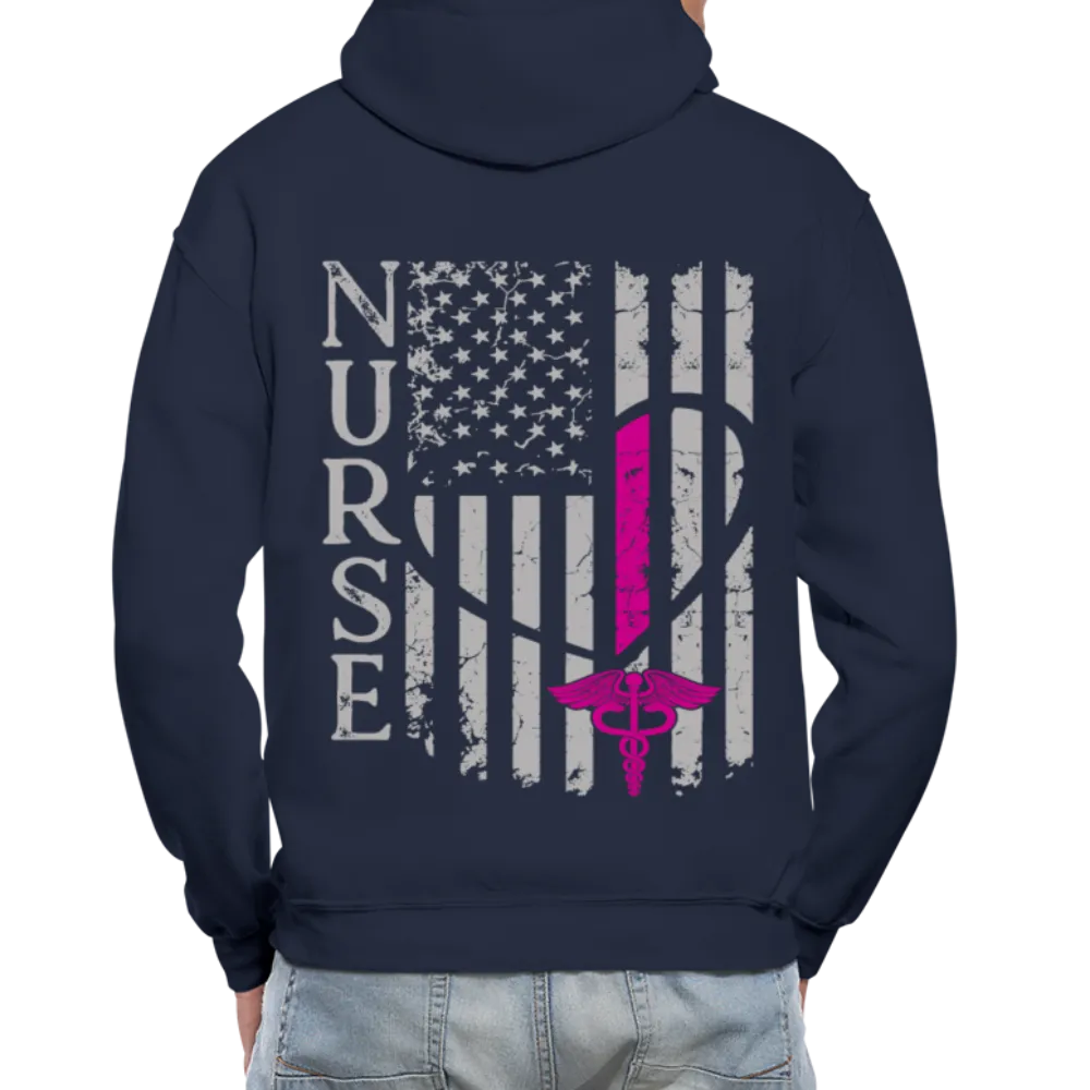 Angela LPN Nurse Flag Gildan Heavy Blend Adult Hoodie