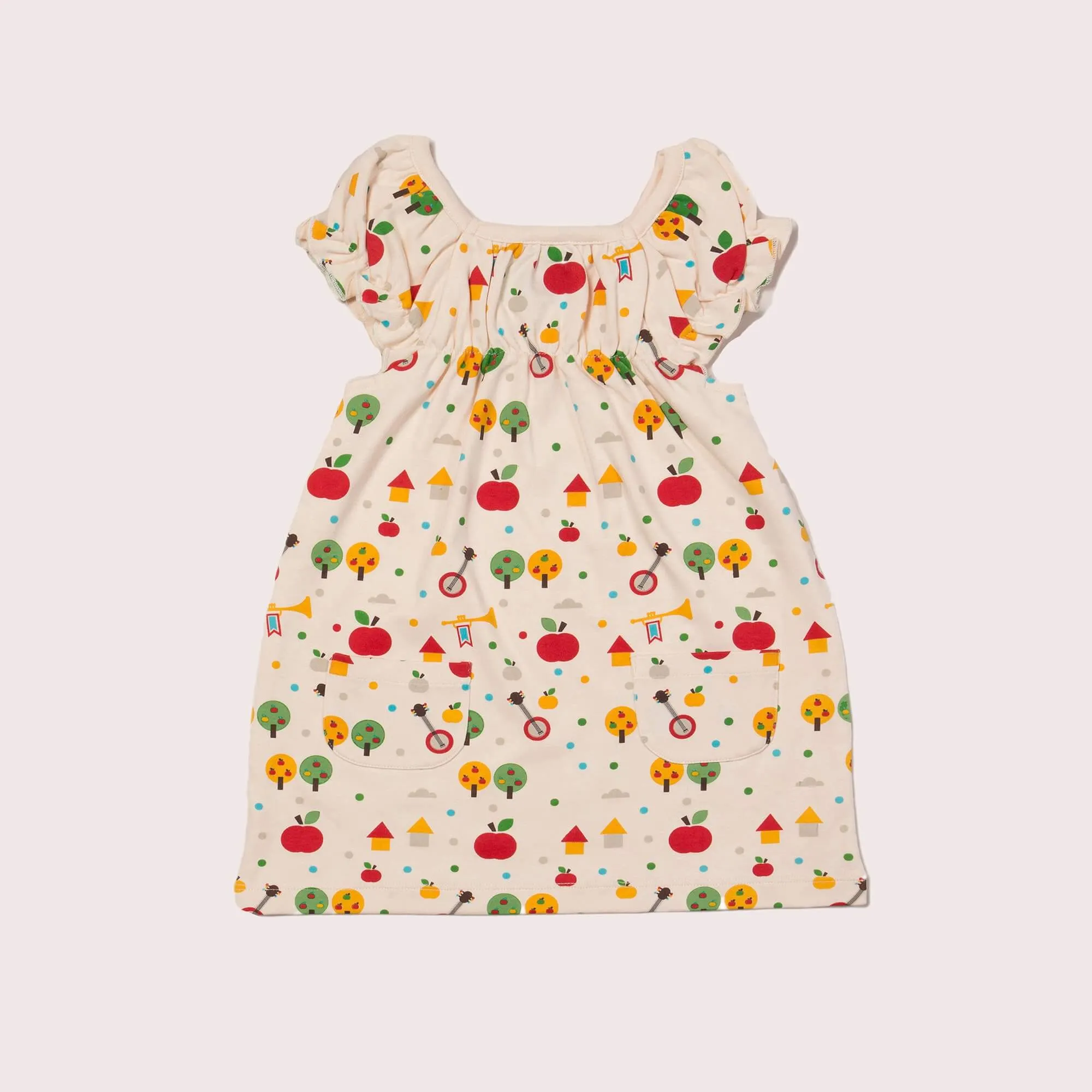 Apple Trees Interlock Playdays Dress