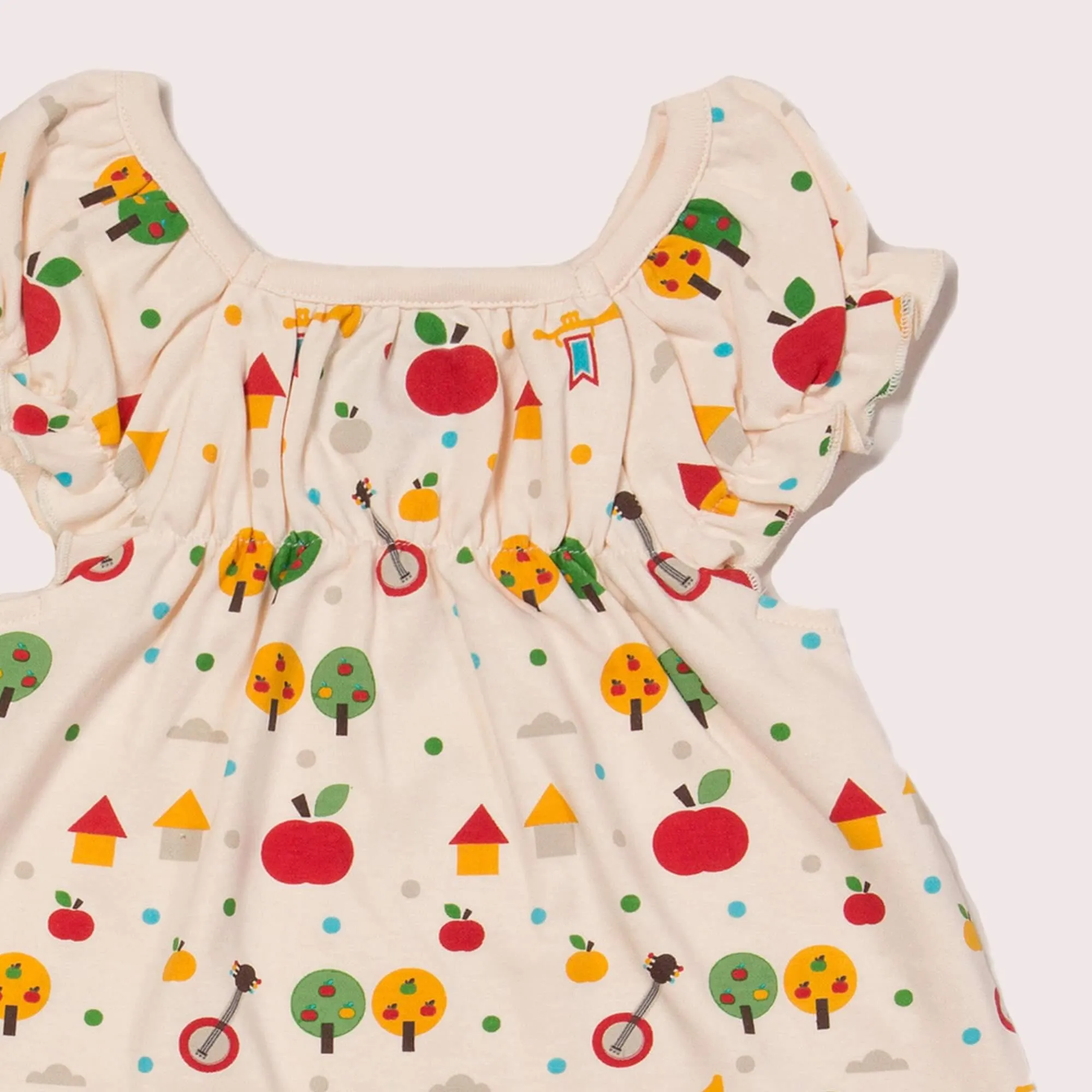Apple Trees Interlock Playdays Dress