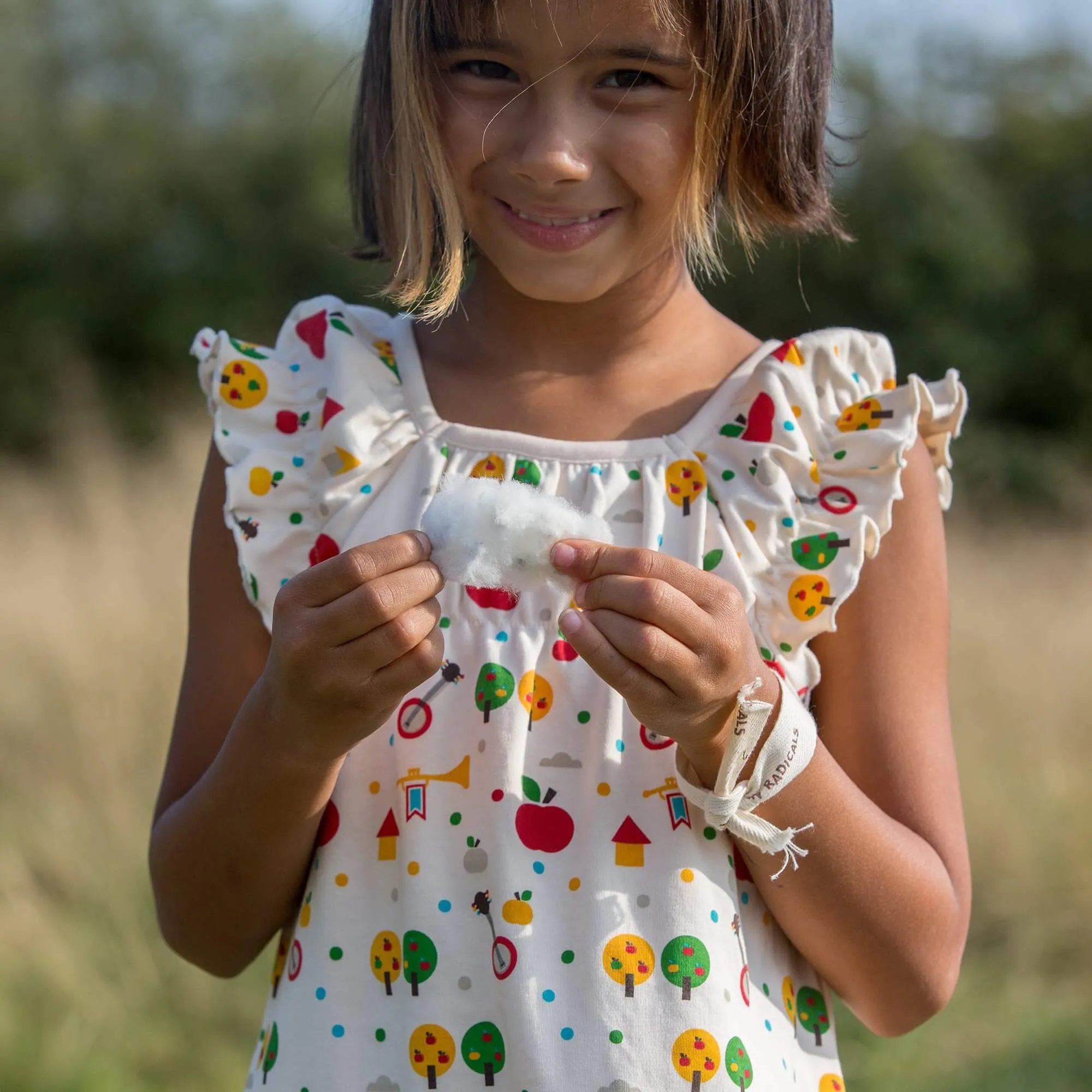 Apple Trees Interlock Playdays Dress