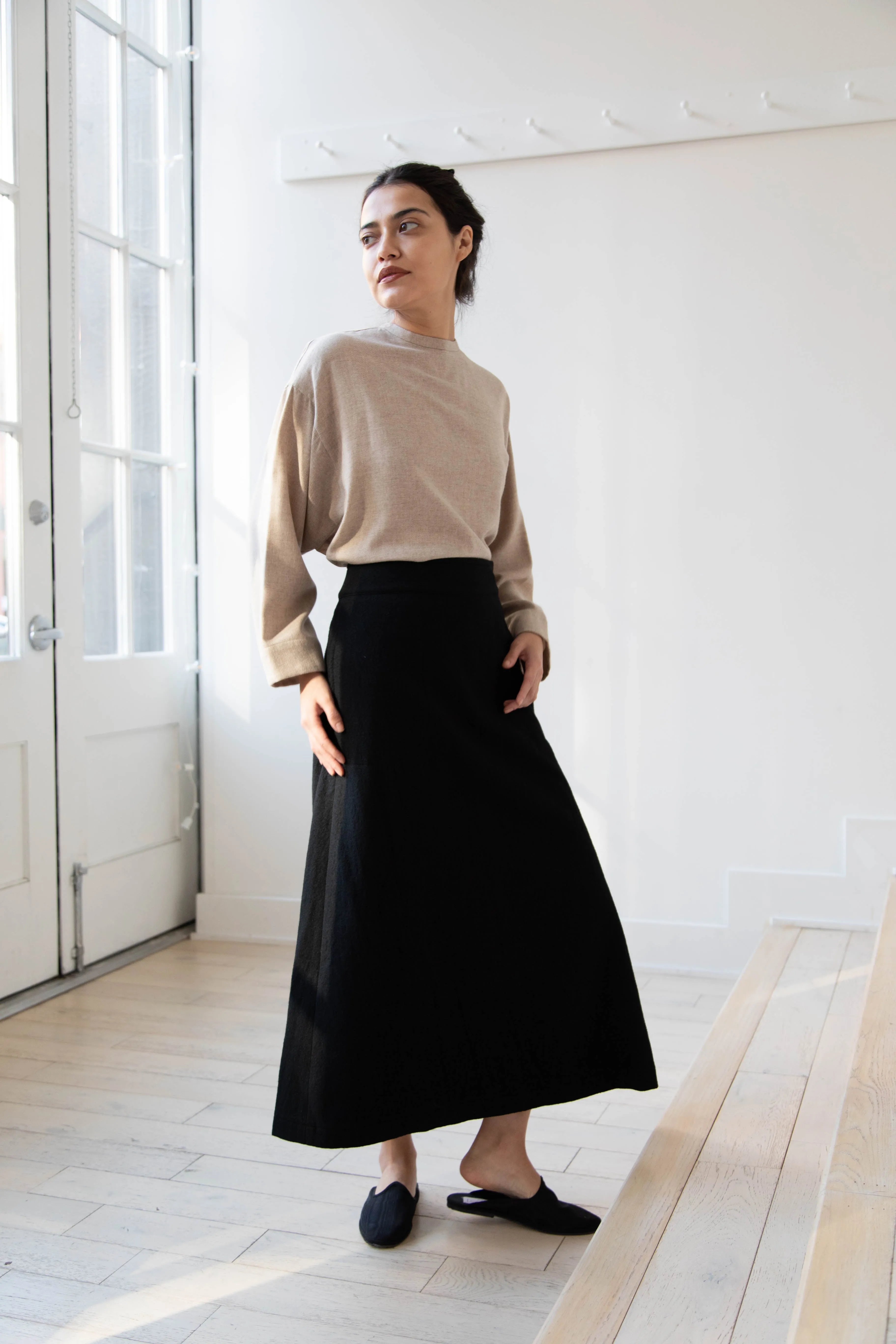 Arts & Science Flared Skirt in Wool