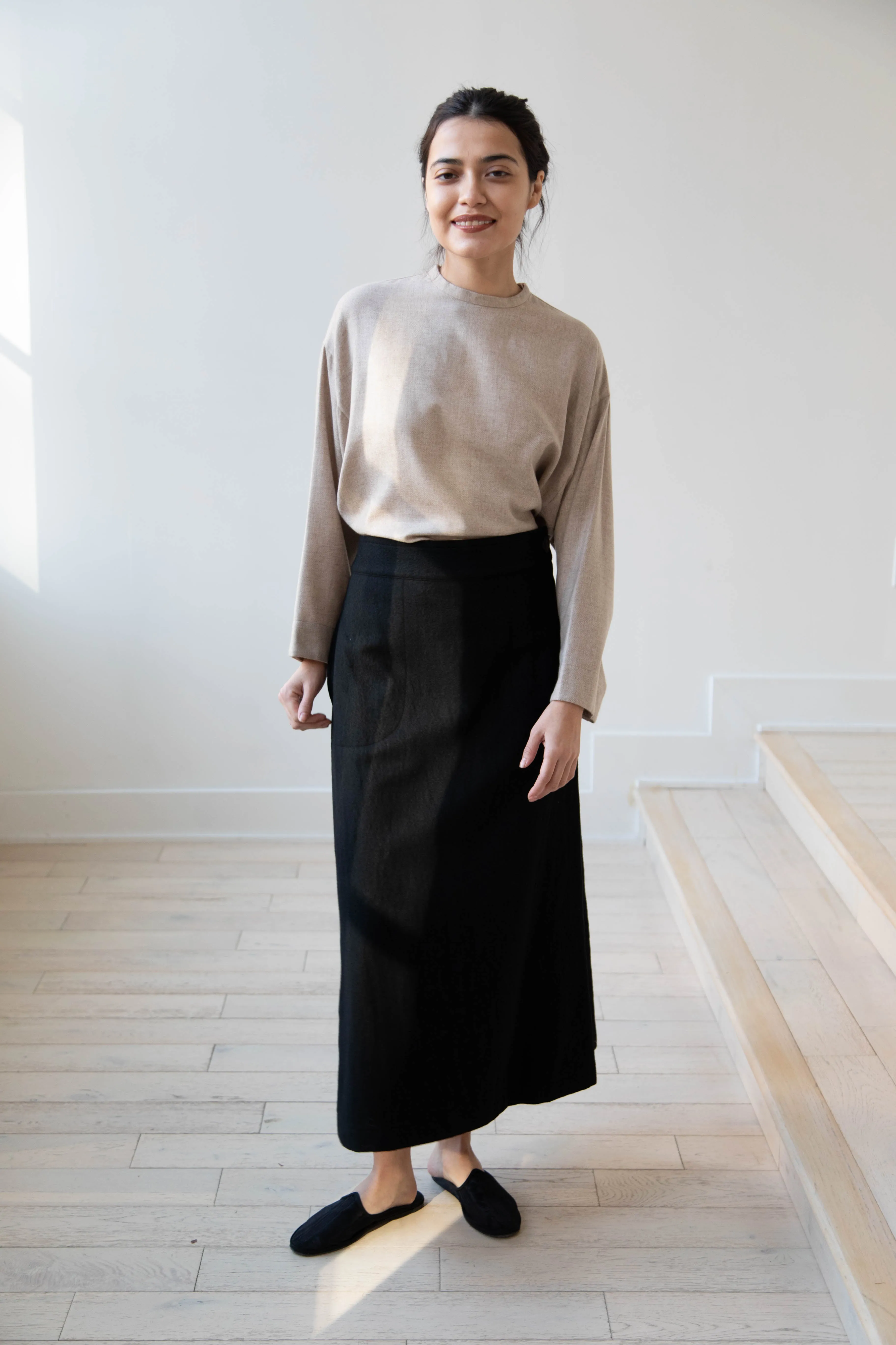 Arts & Science Flared Skirt in Wool