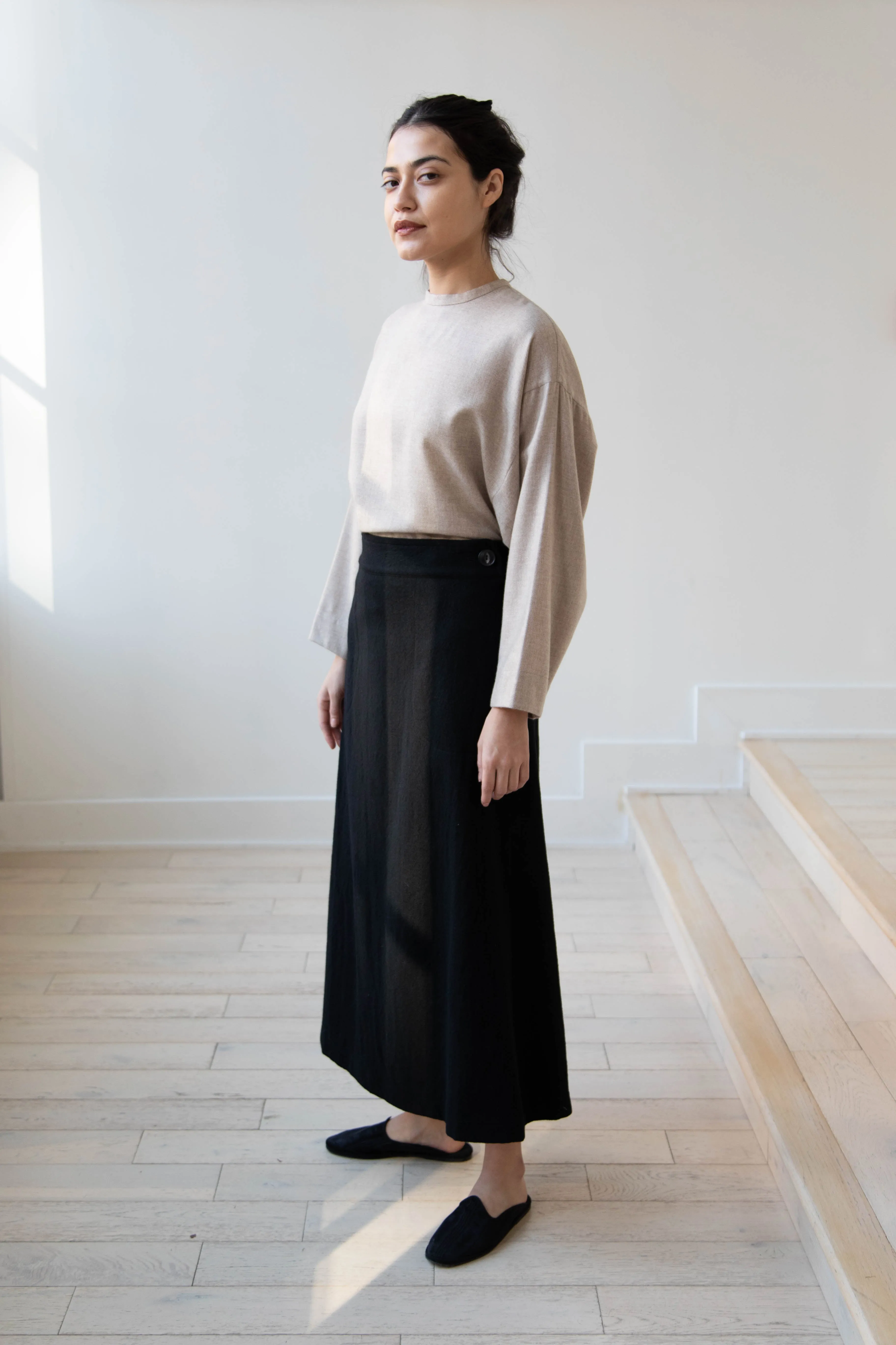 Arts & Science Flared Skirt in Wool