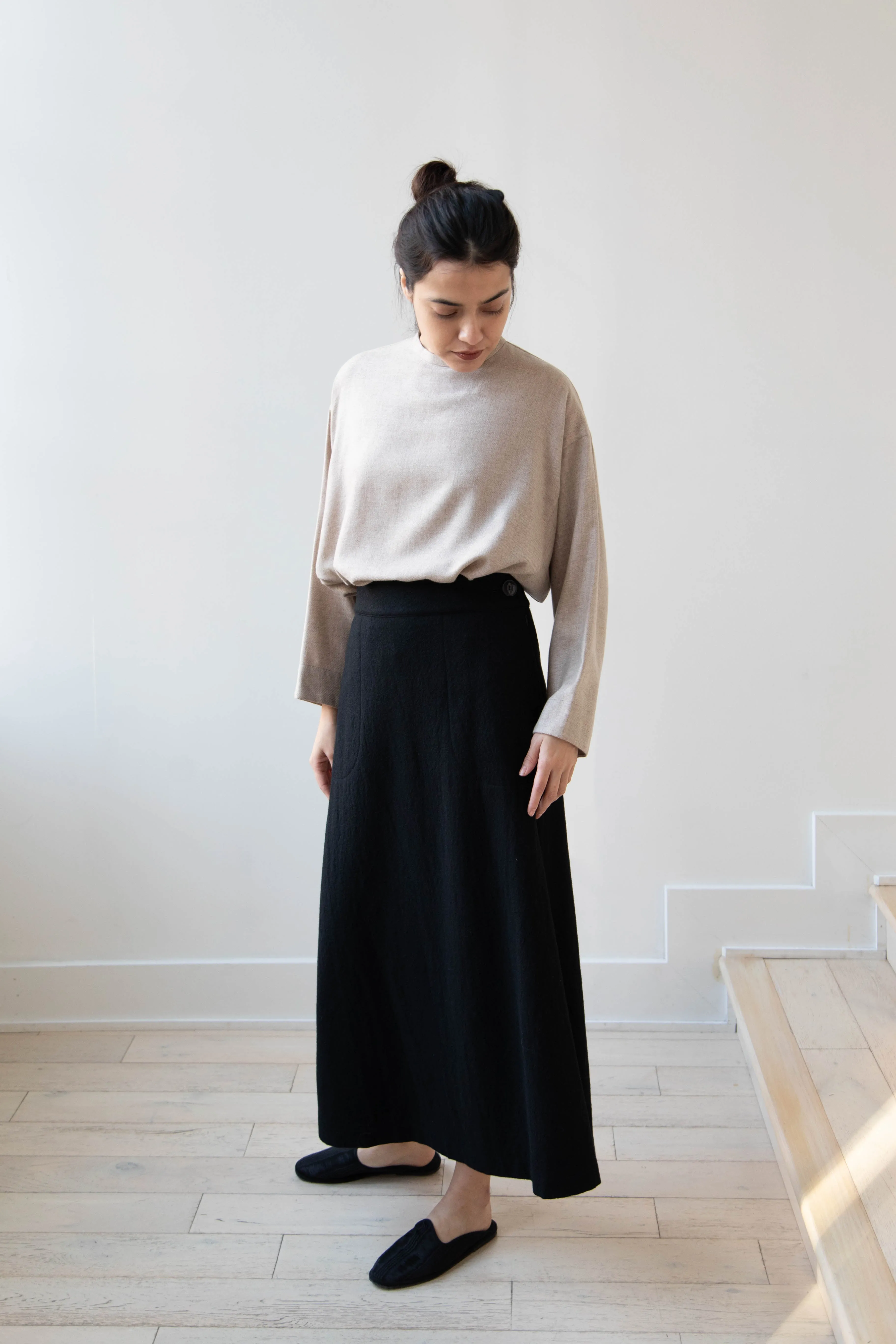 Arts & Science Flared Skirt in Wool