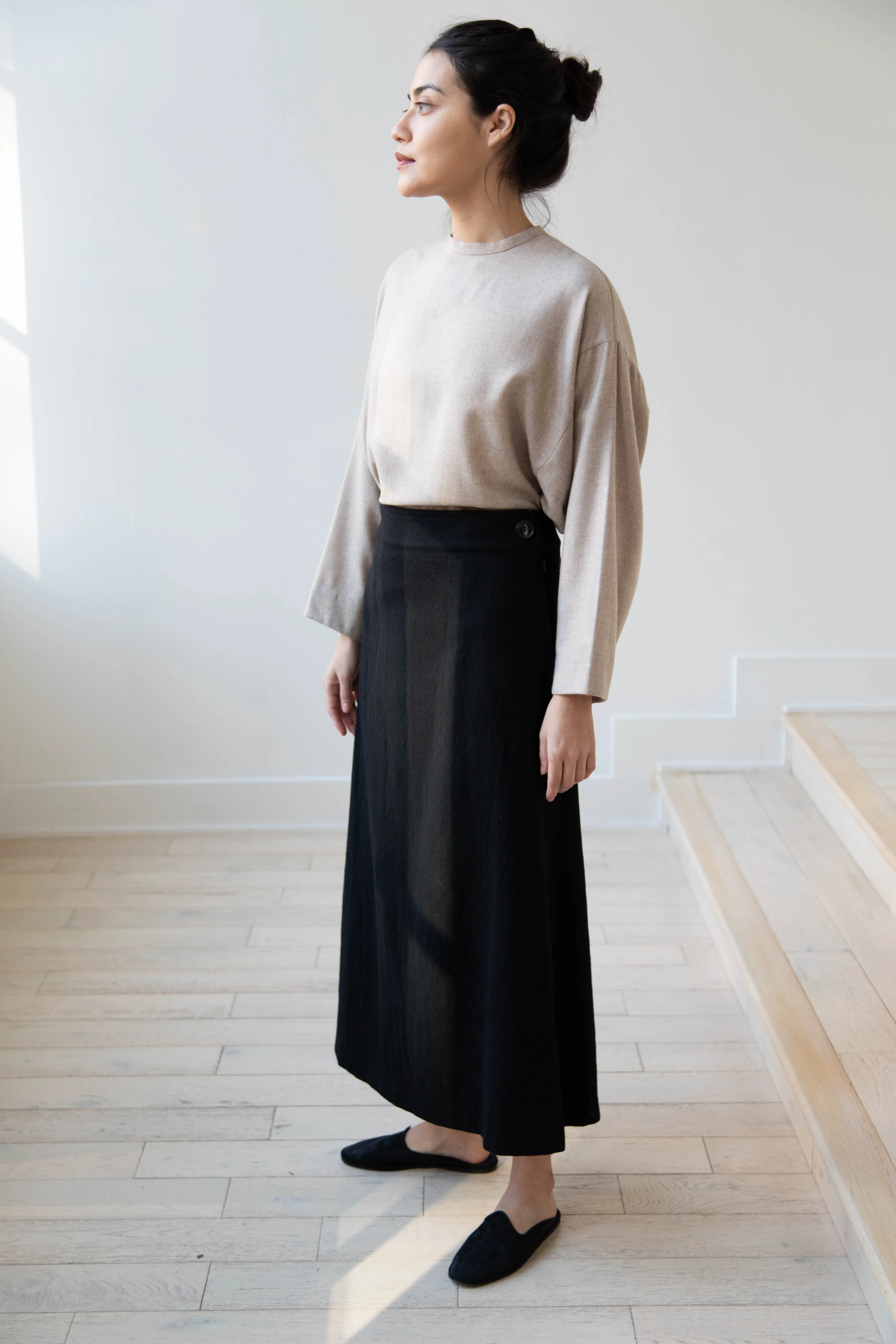 Arts & Science Flared Skirt in Wool
