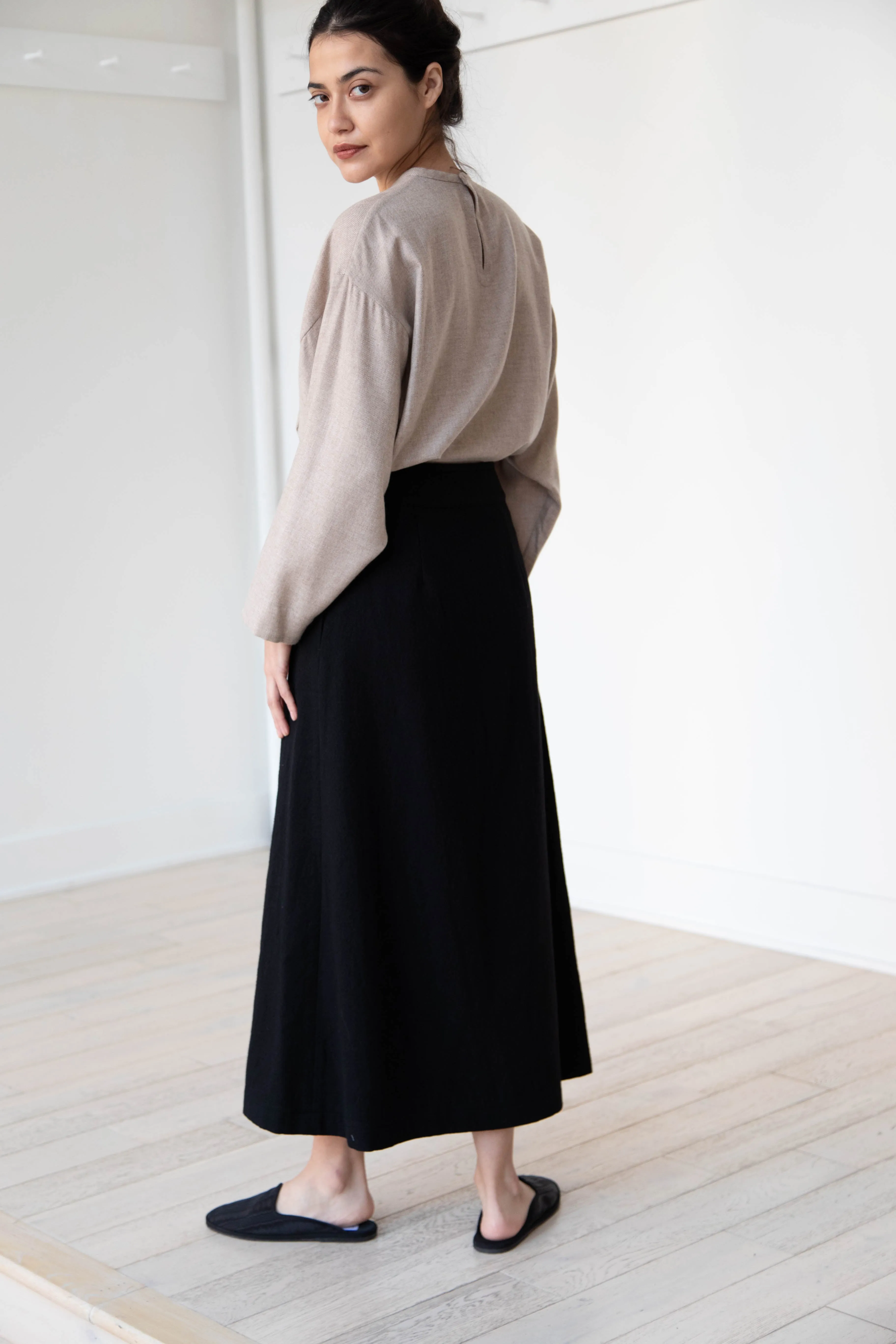 Arts & Science Flared Skirt in Wool