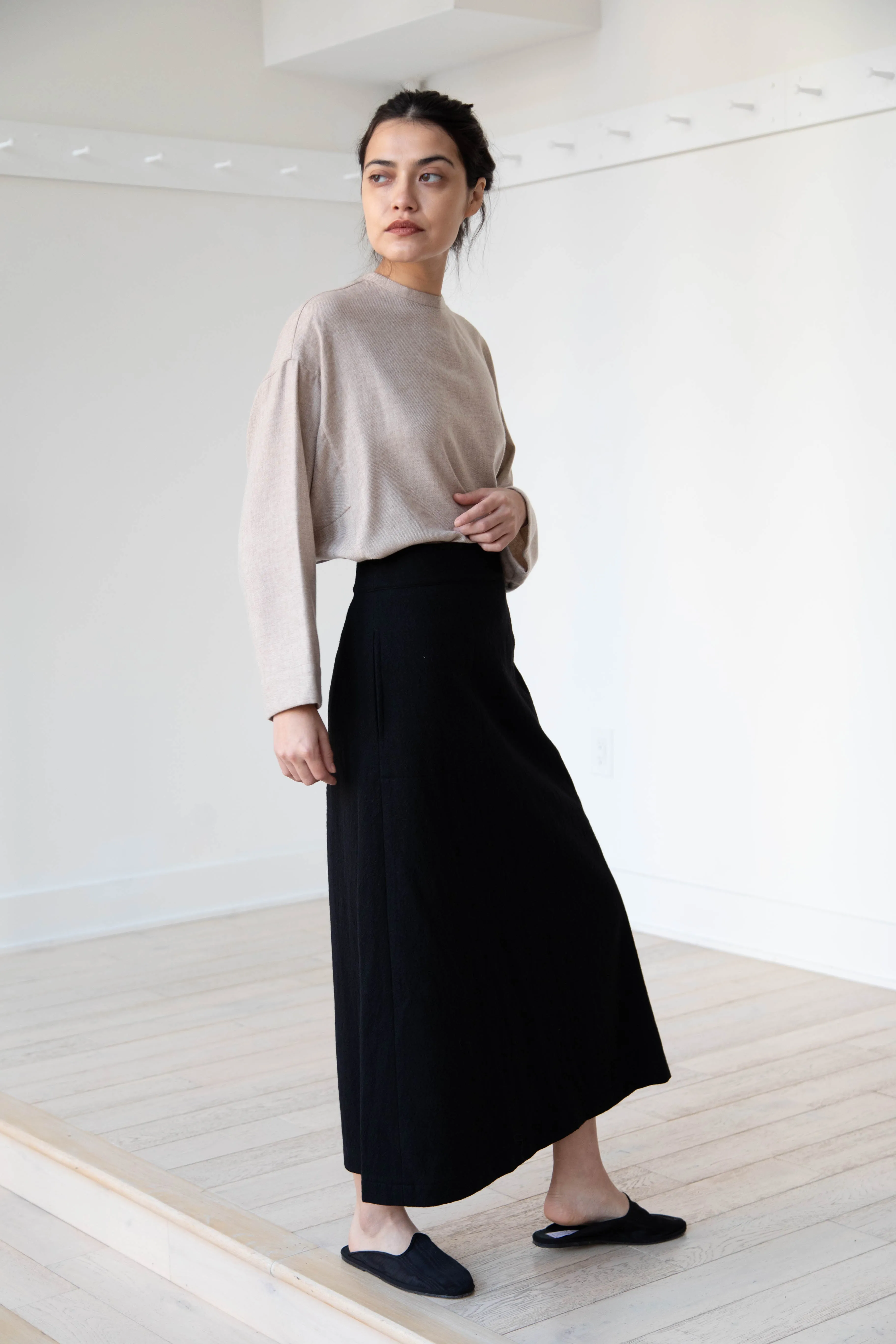 Arts & Science Flared Skirt in Wool