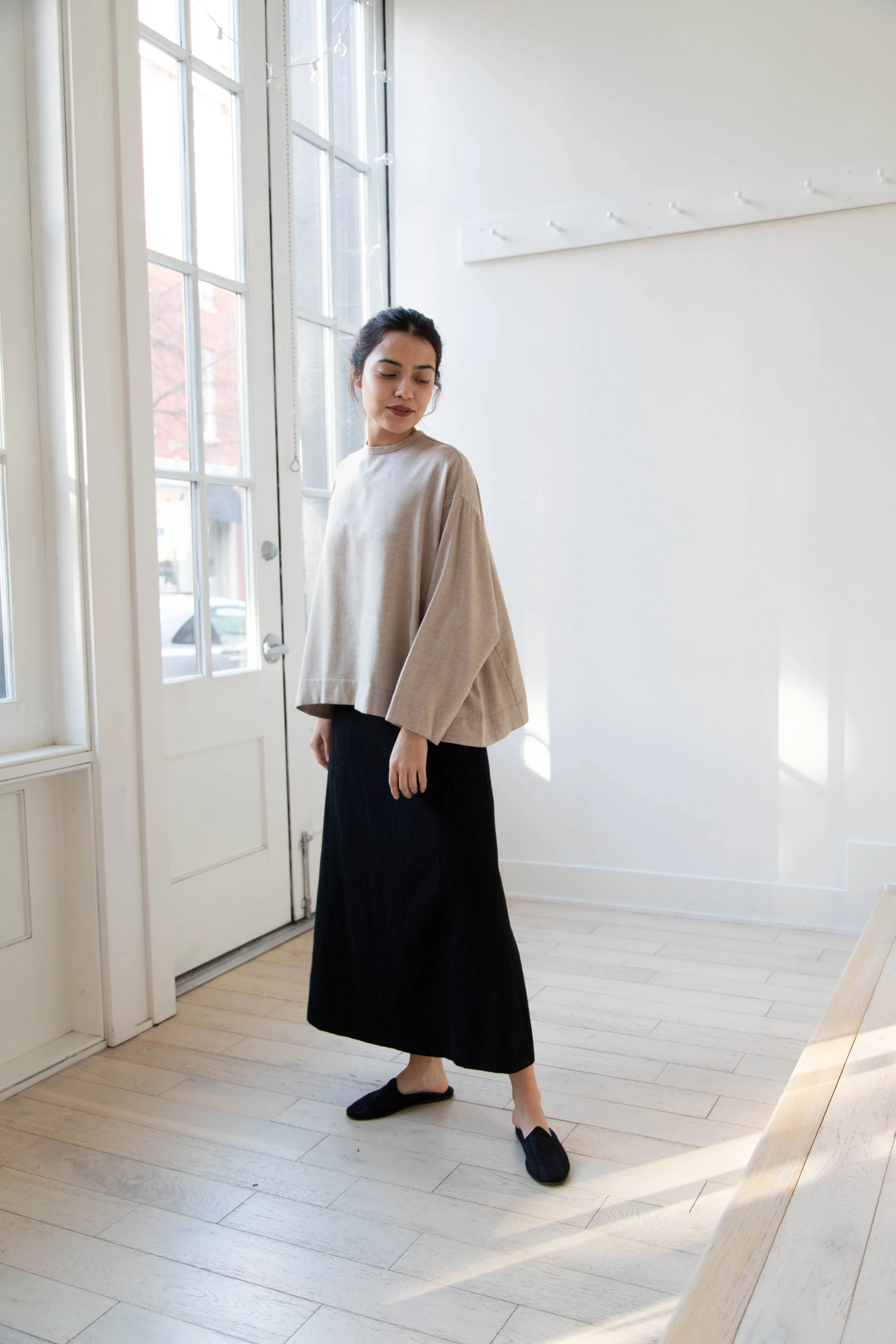 Arts & Science Flared Skirt in Wool