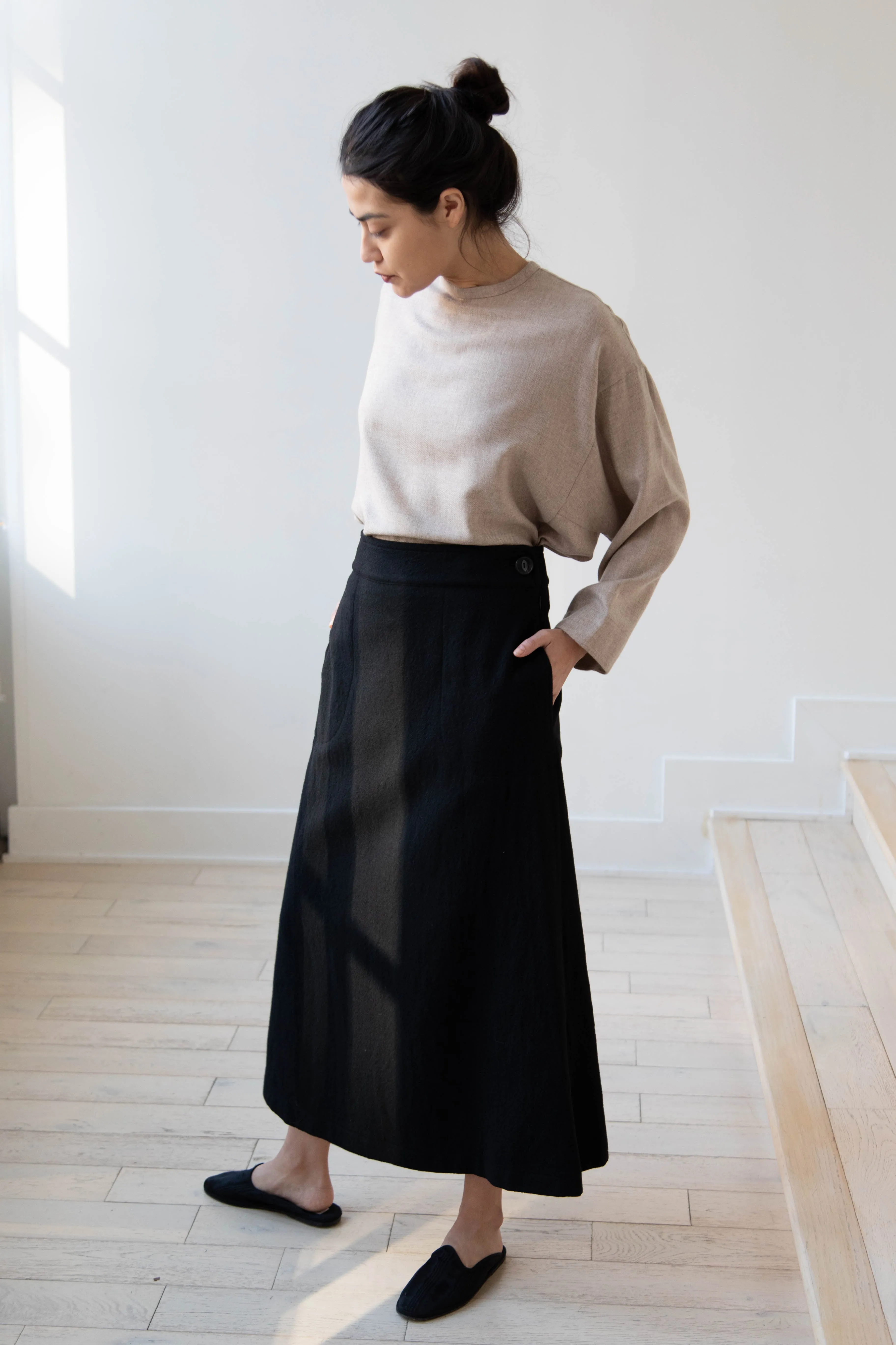 Arts & Science Flared Skirt in Wool
