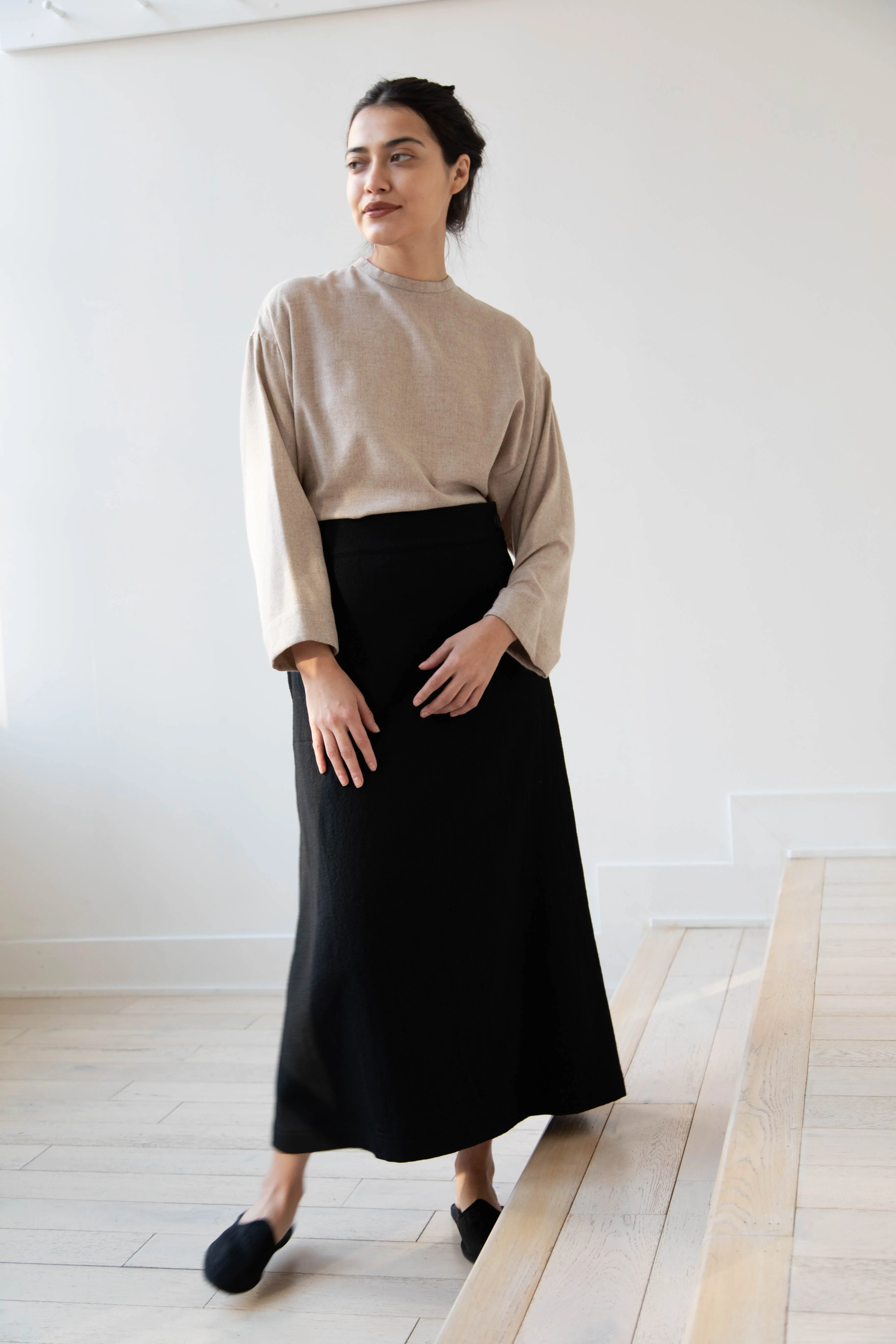 Arts & Science Flared Skirt in Wool