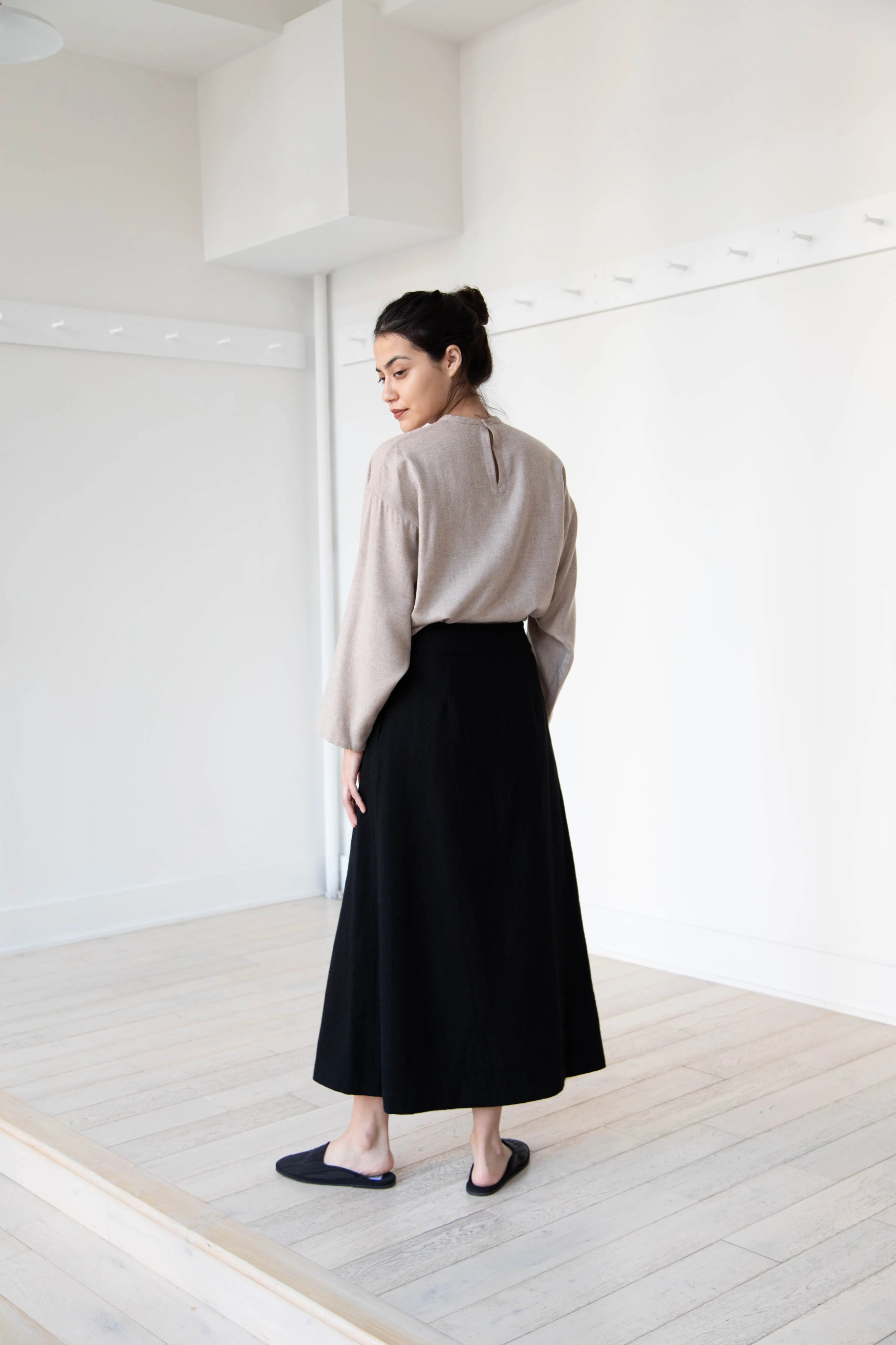 Arts & Science Flared Skirt in Wool