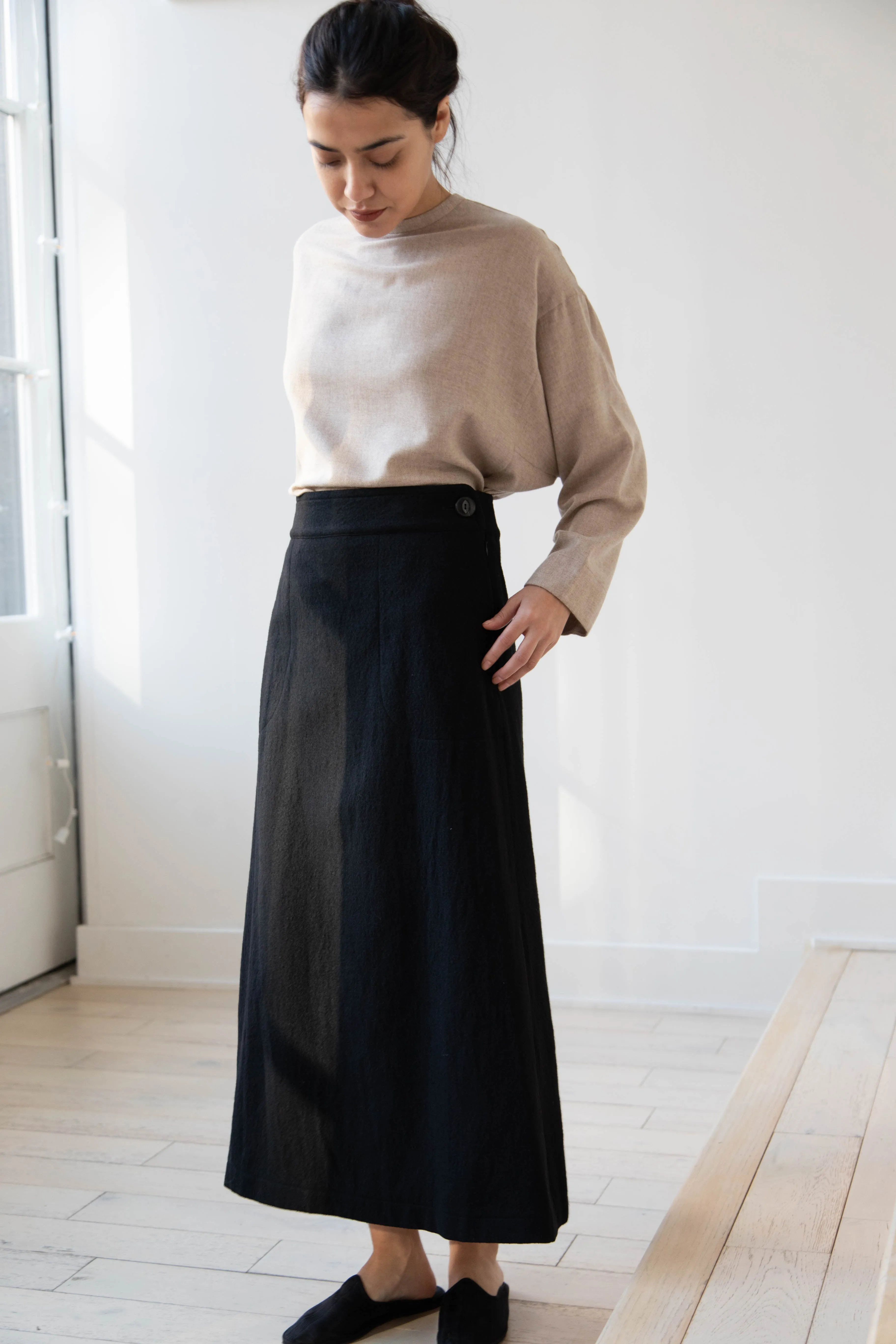 Arts & Science Flared Skirt in Wool