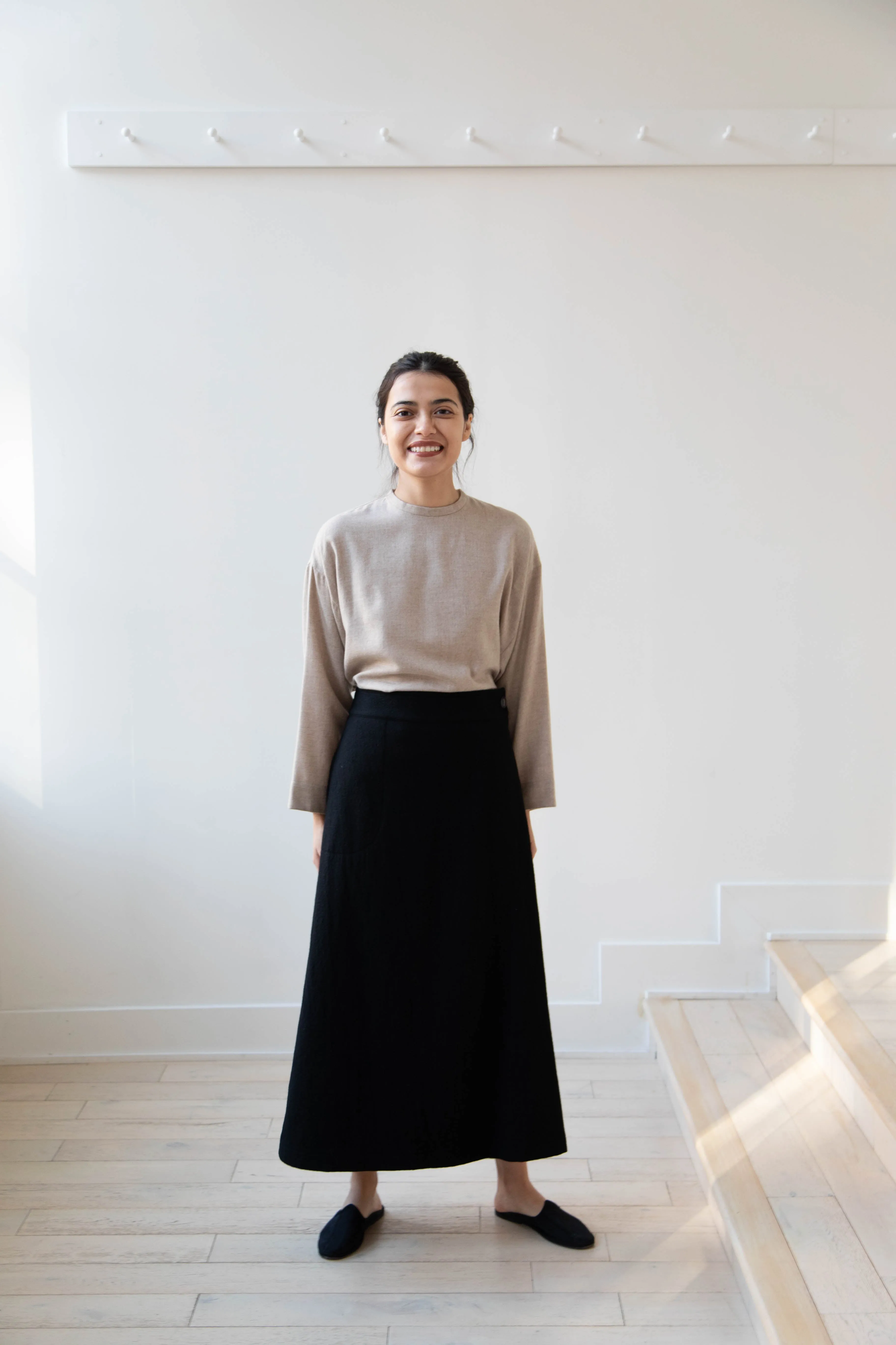 Arts & Science Flared Skirt in Wool