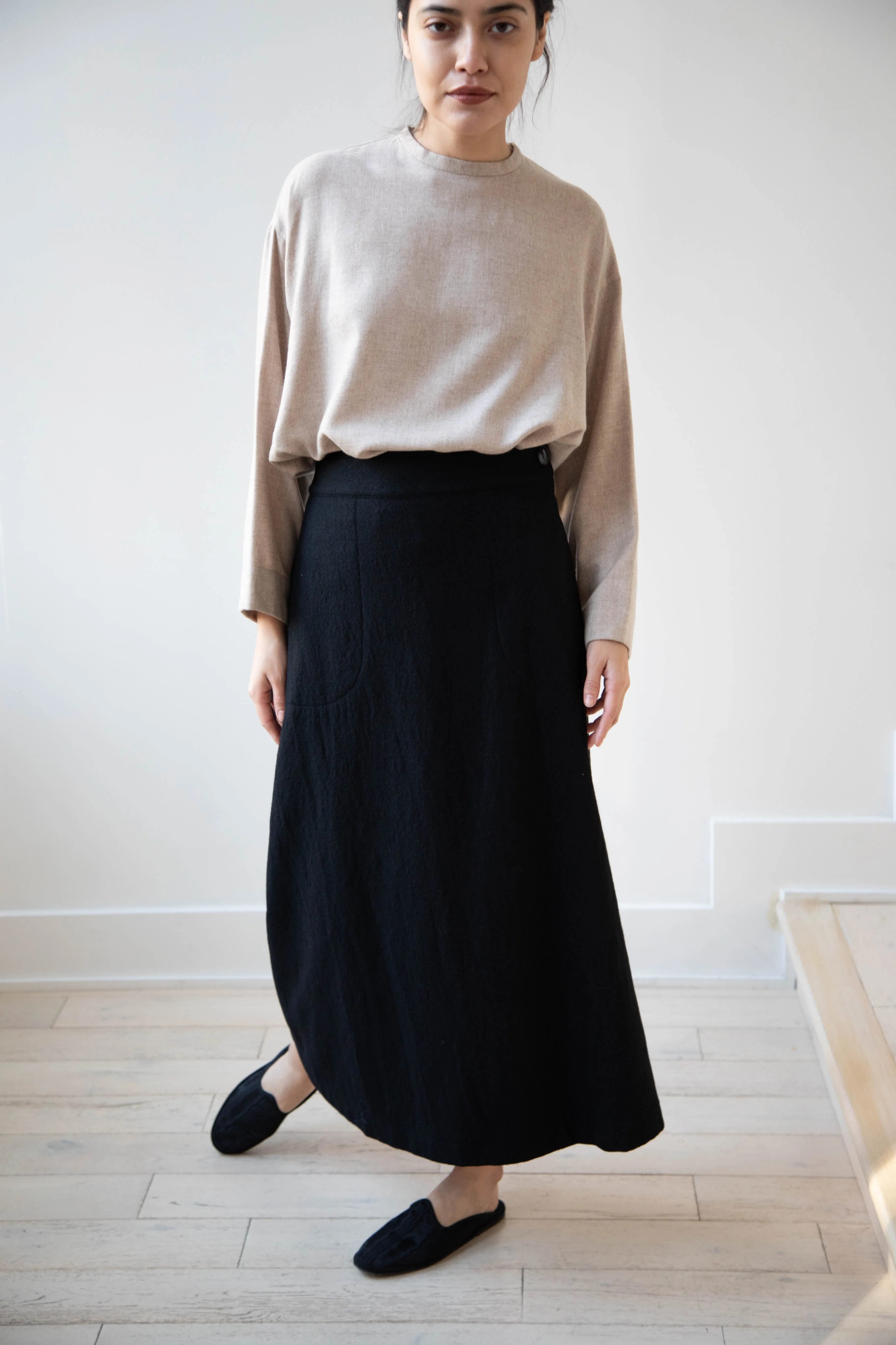 Arts & Science Flared Skirt in Wool