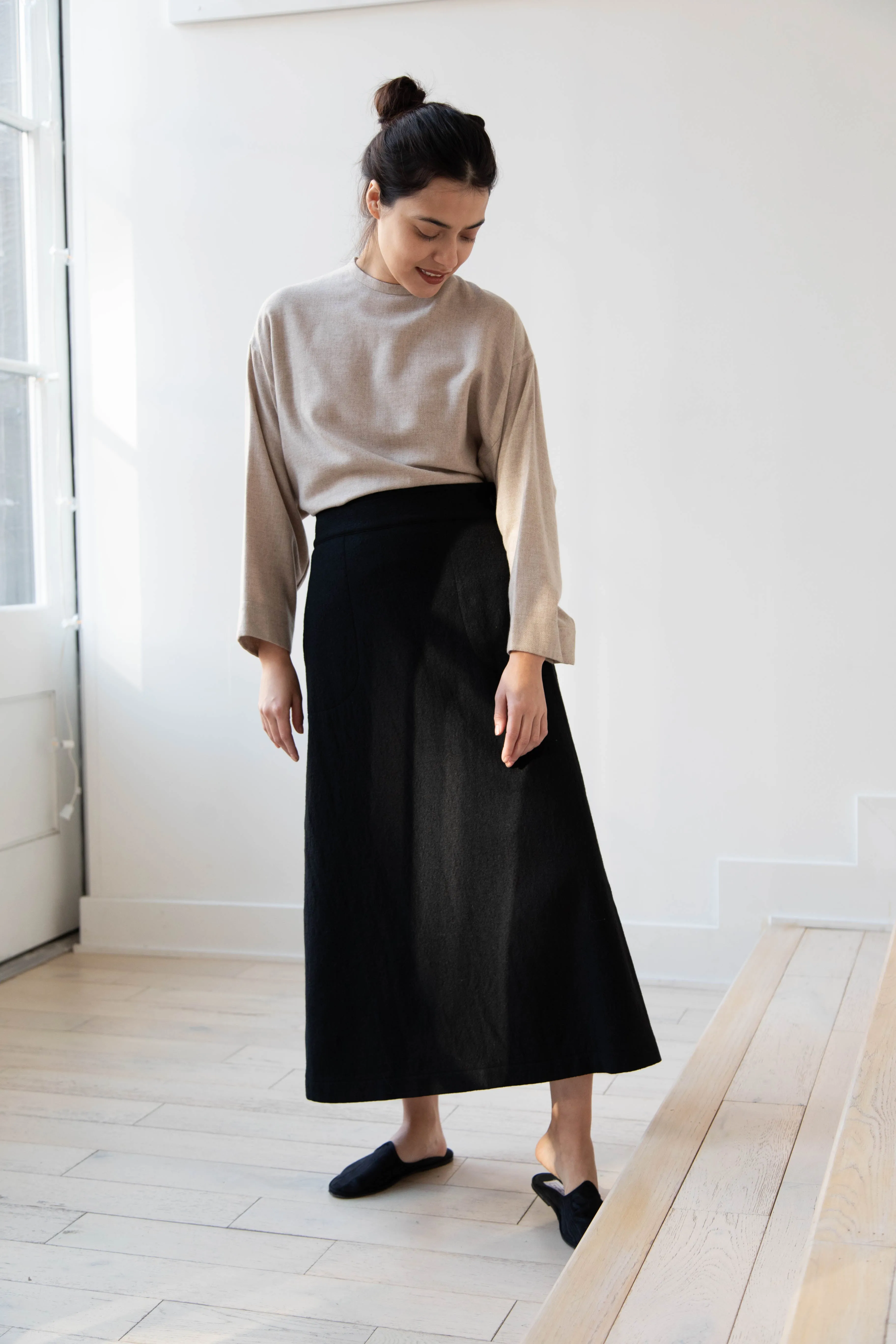 Arts & Science Flared Skirt in Wool