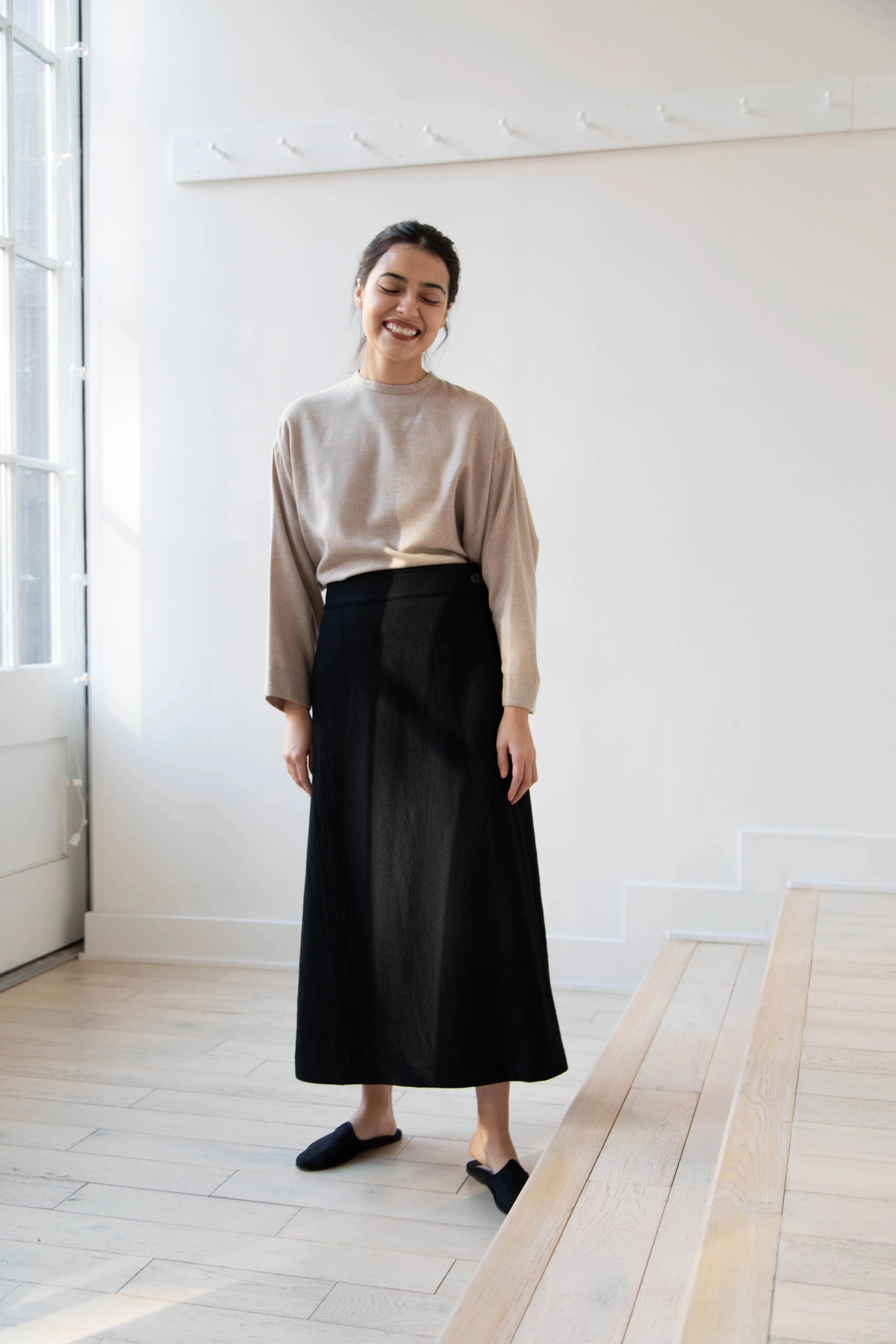 Arts & Science Flared Skirt in Wool