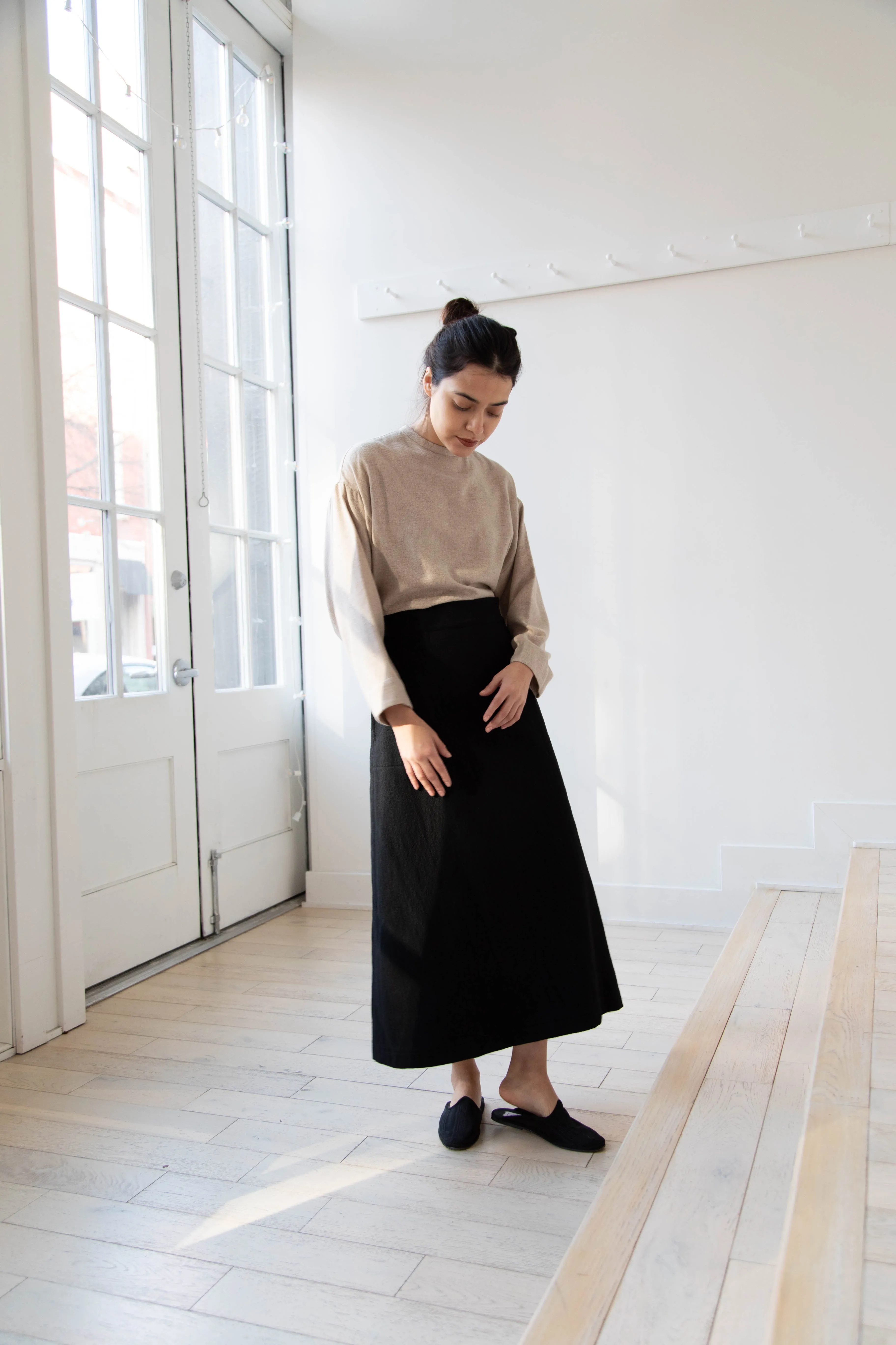 Arts & Science Flared Skirt in Wool