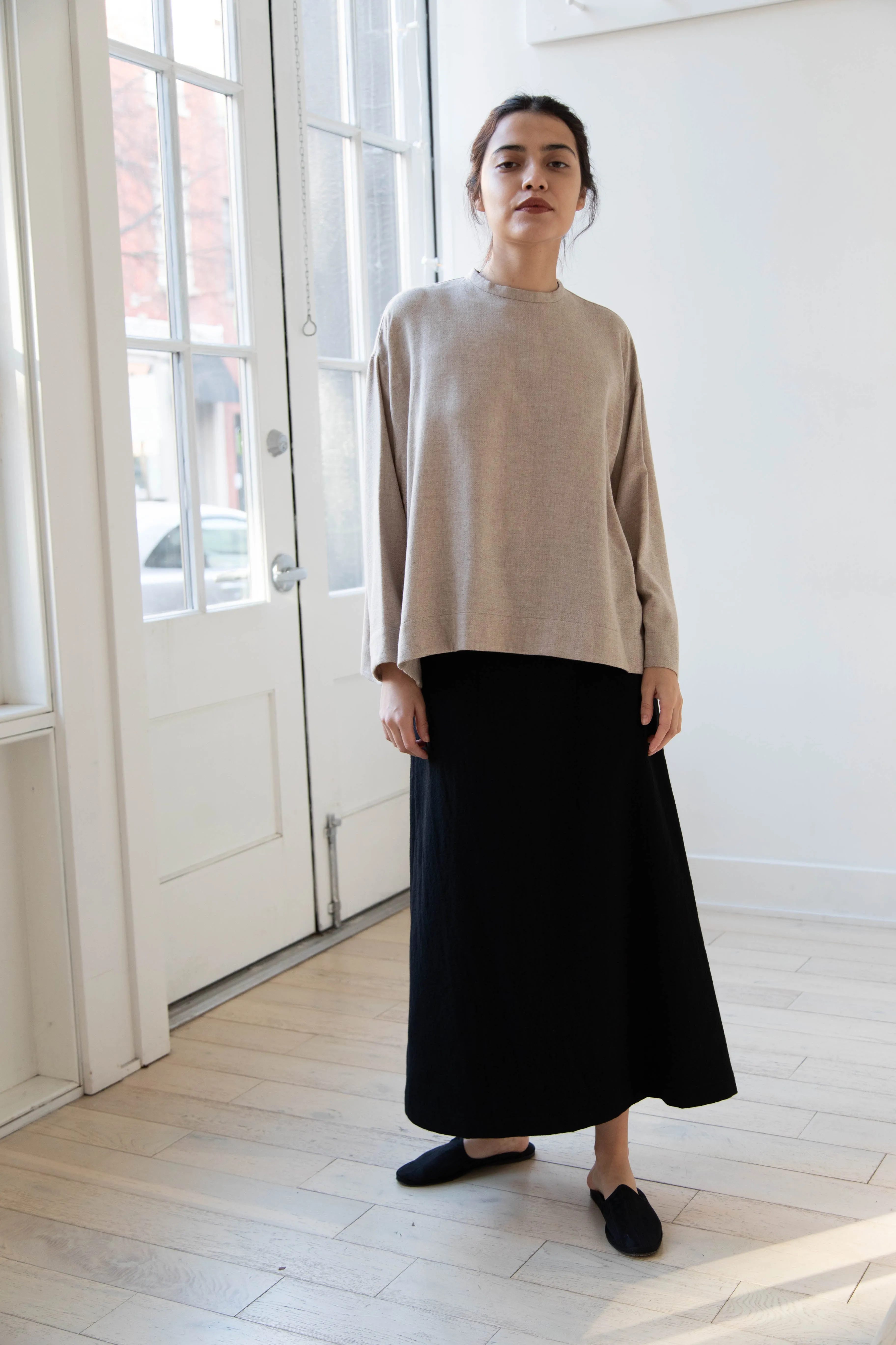 Arts & Science Flared Skirt in Wool