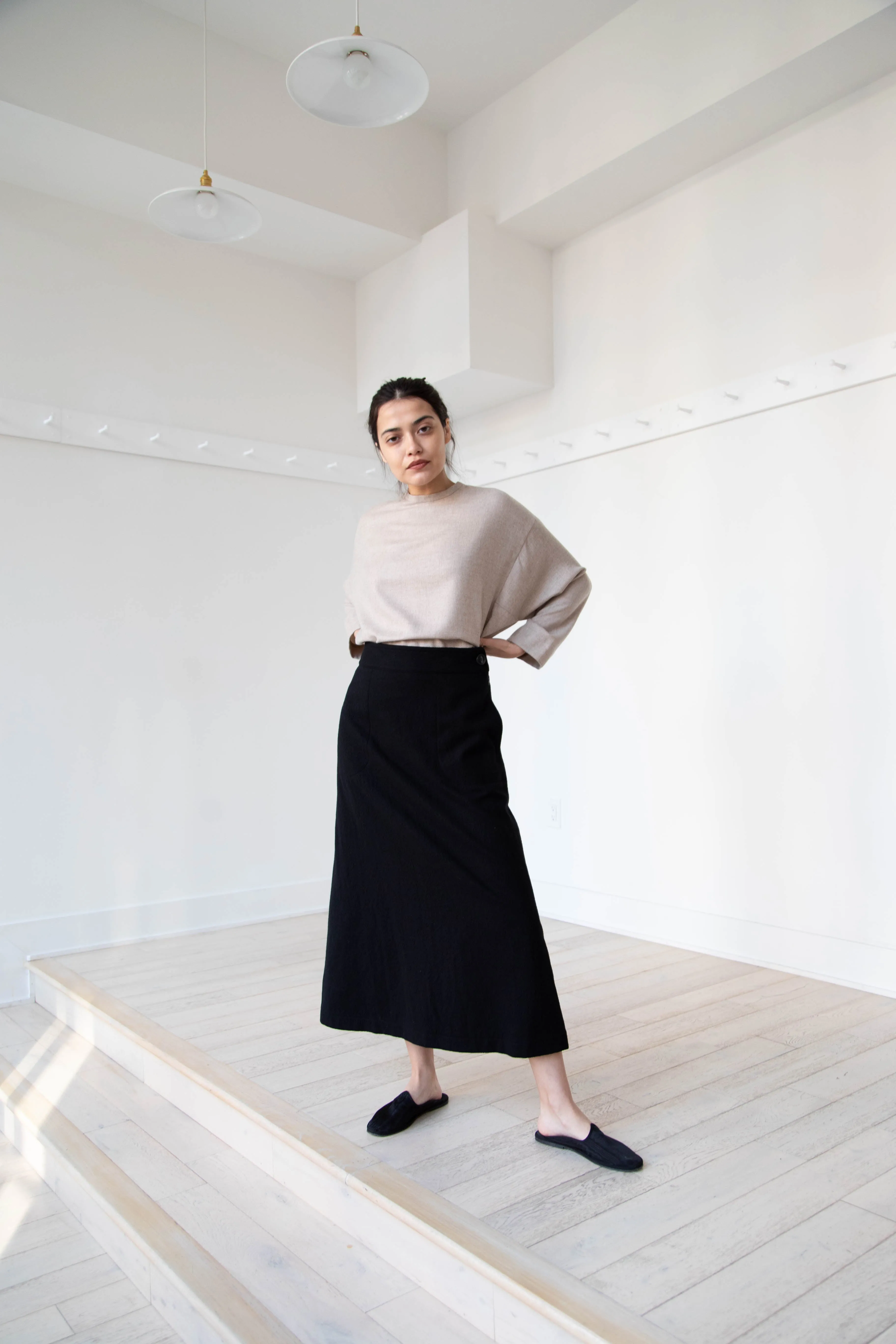 Arts & Science Flared Skirt in Wool