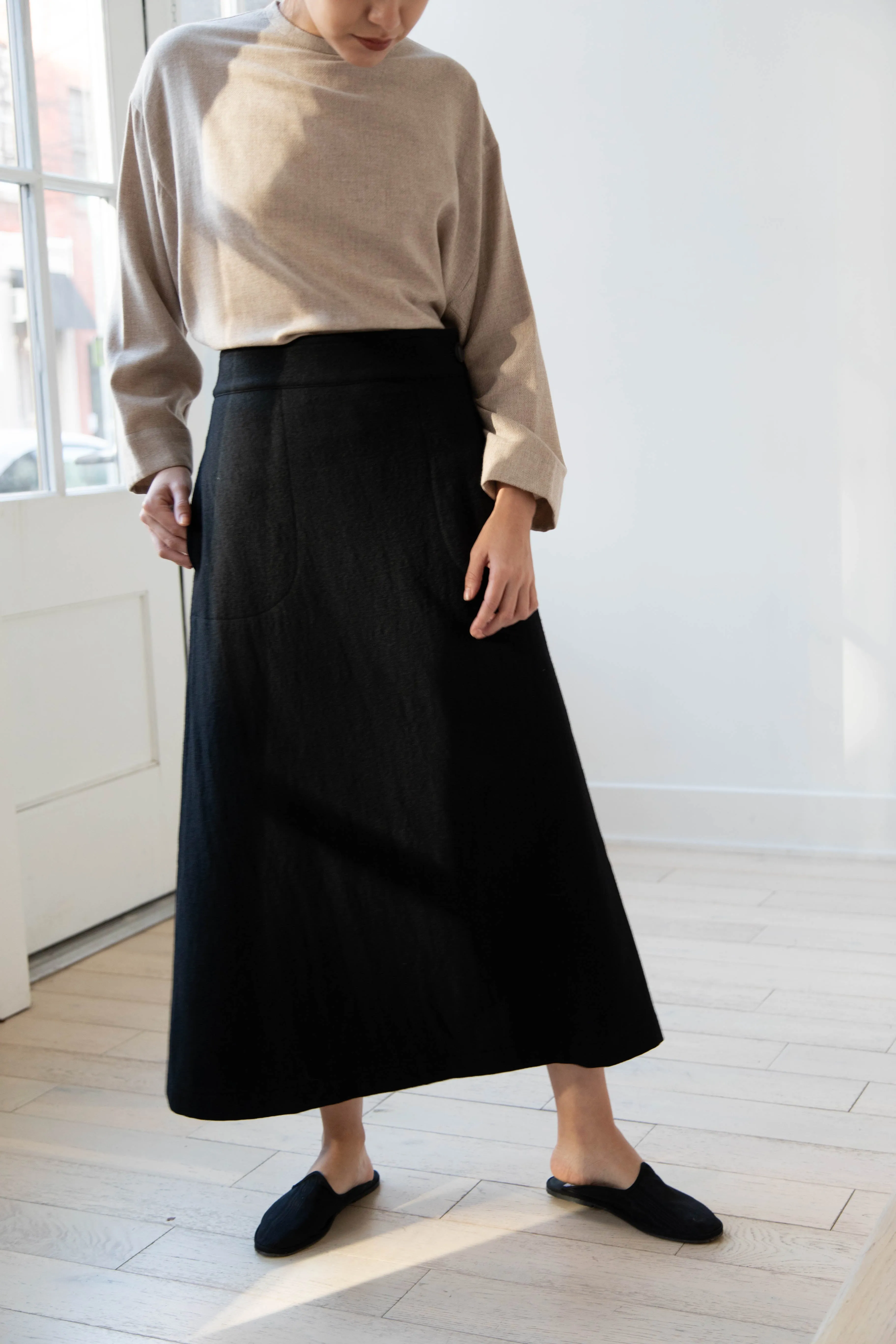 Arts & Science Flared Skirt in Wool