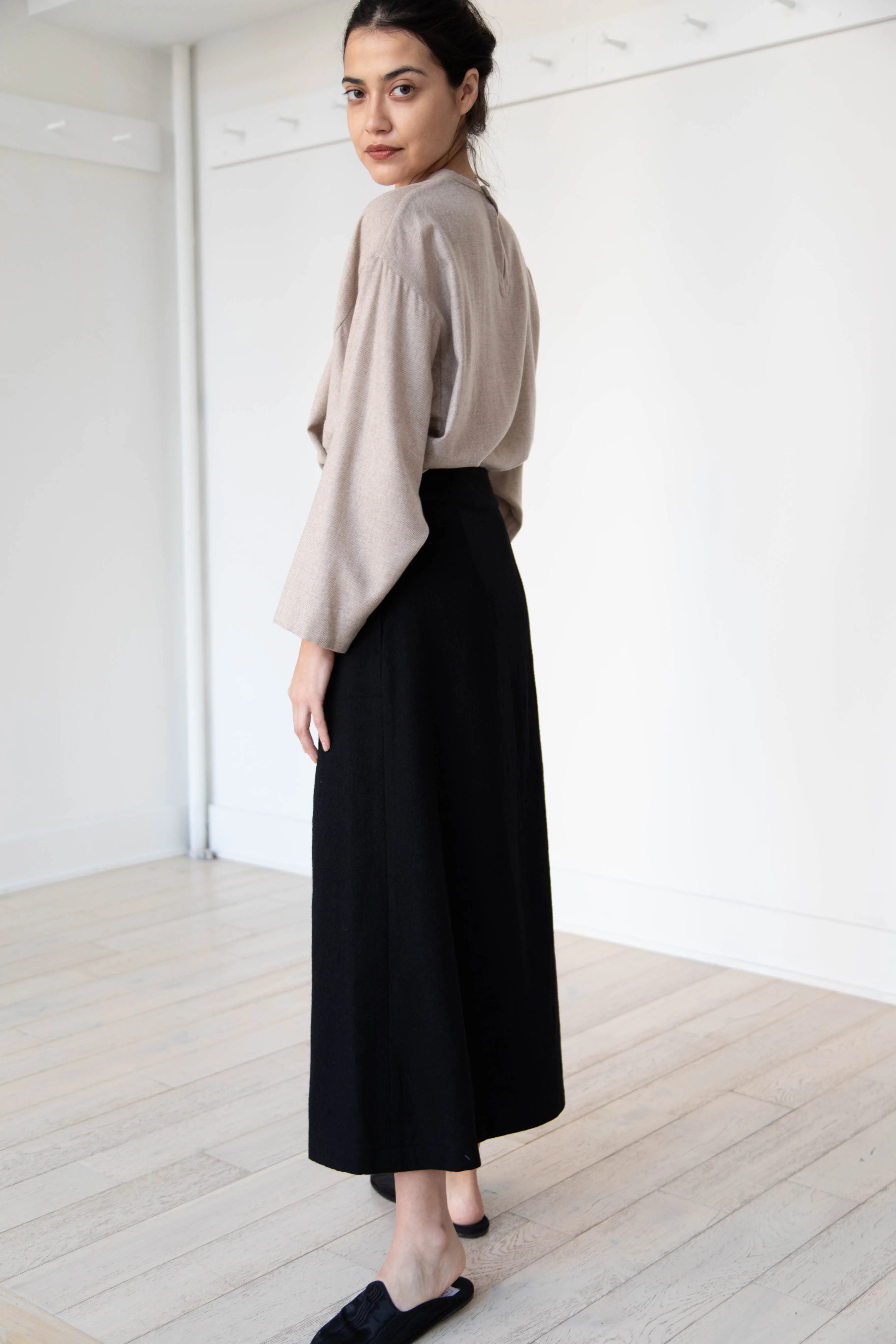 Arts & Science Flared Skirt in Wool